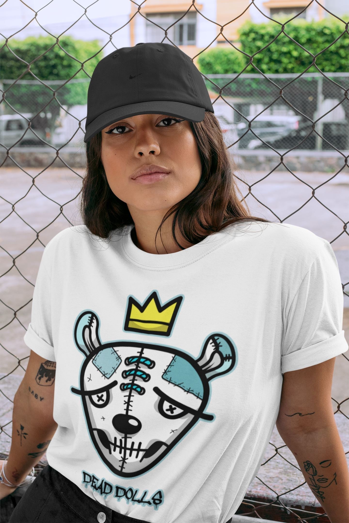 Dead Dolls Face Unisex Tops - Air Jordan 11 Legend Blue