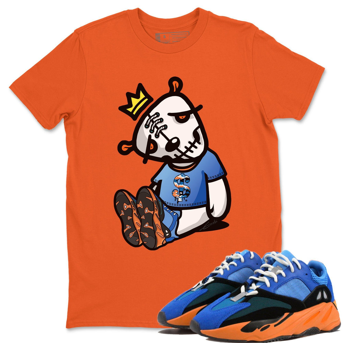 Dead Dolls Unisex Tops - Yeezy 700 Bright Blue