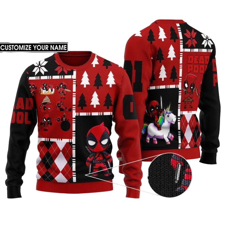 Deadpool Ugly Knitted Sweater ? Usalast