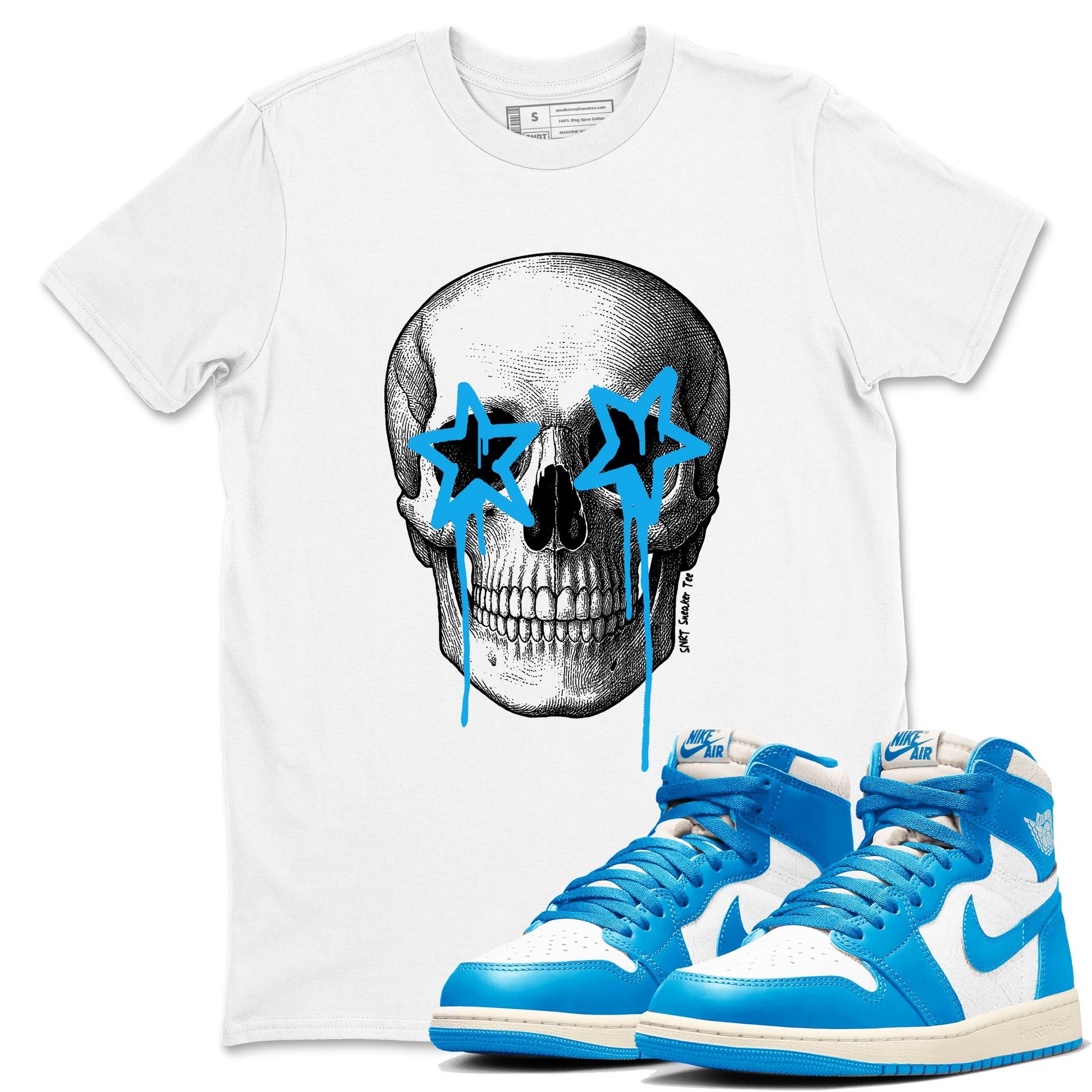 Death Star Sneaker Tees - Air Jordan 1 UNC Reimagined