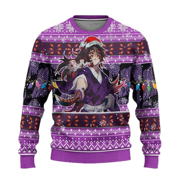 Demon Slayer Kokushibo Anime Ugly Christmas Sweater Xmas Gift ? Usalast