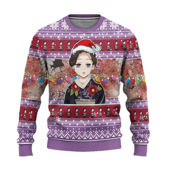 Demon Slayer Tamayo Anime Ugly Christmas Sweater Xmas Gift ? Usalast