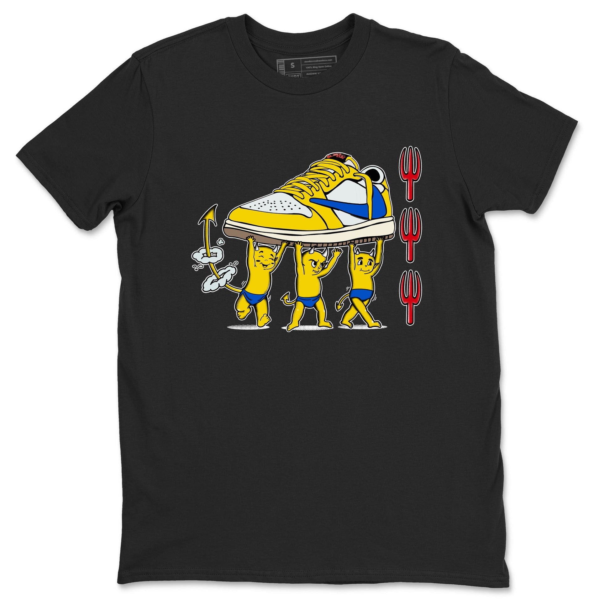 Devil Babies Sneaker Tees - Air Jordan 1 Travis Scott Canary