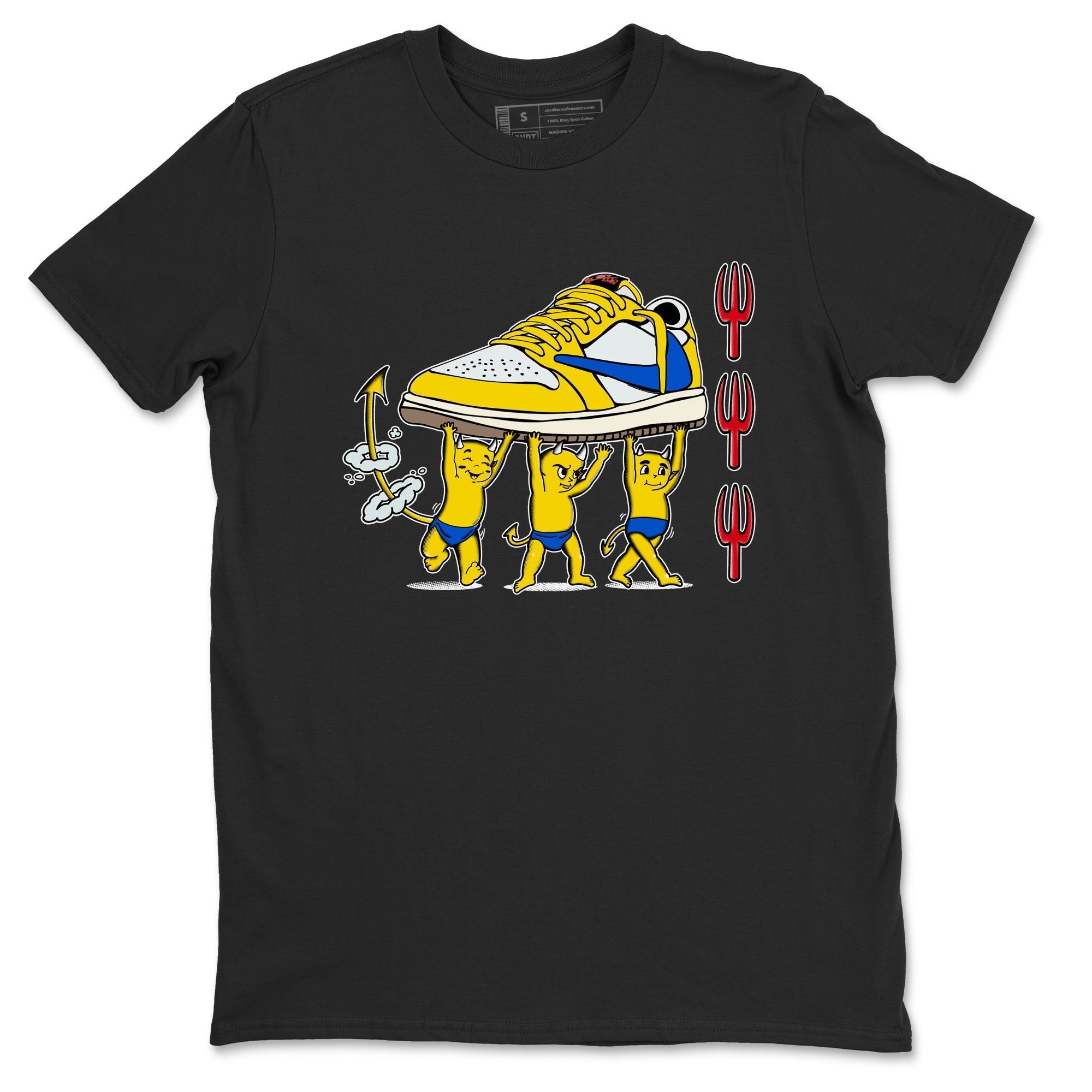 Devil Babies Sneaker Tees - Air Jordan 1 Travis Scott Canary