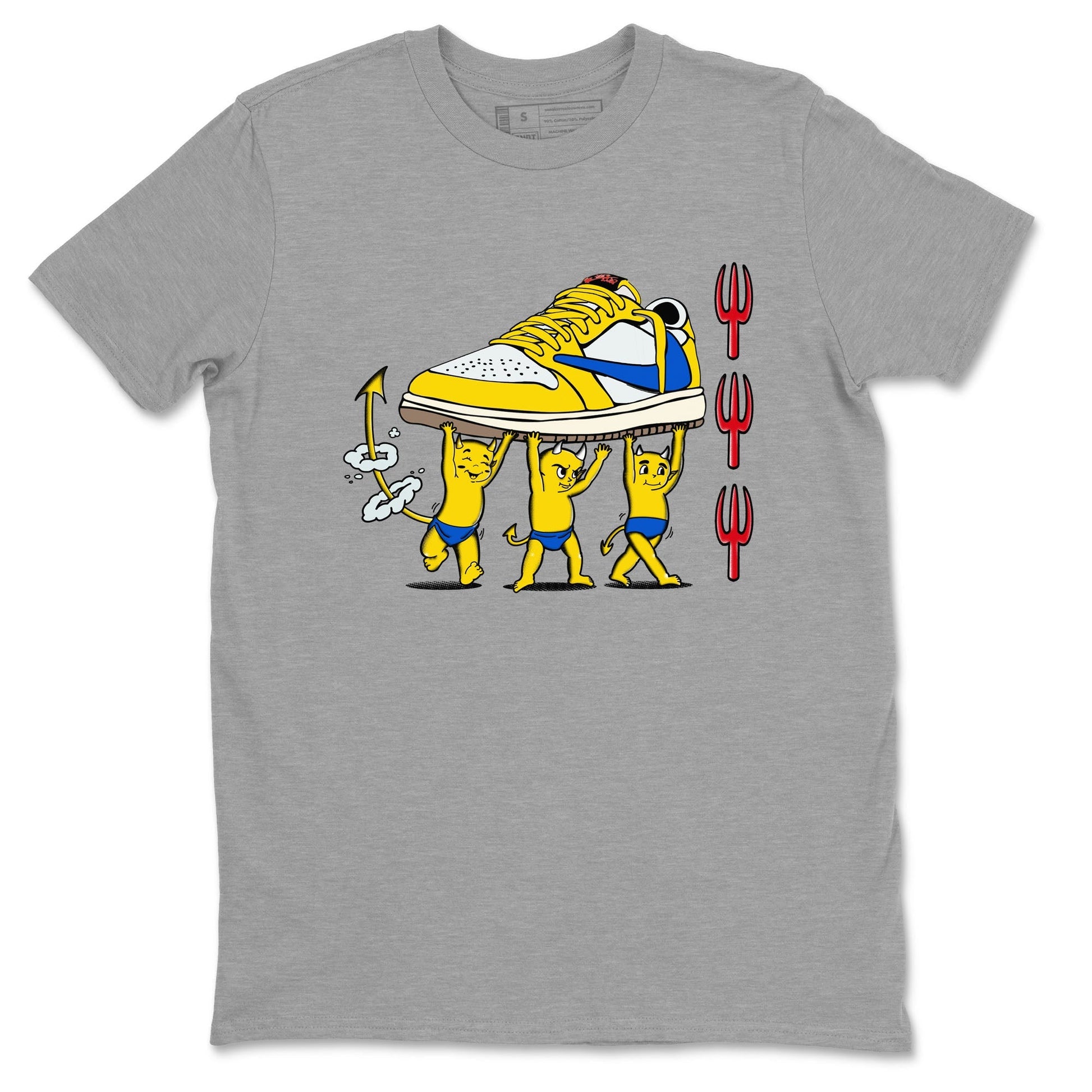 Devil Babies Sneaker Tees - Air Jordan 1 Travis Scott Canary