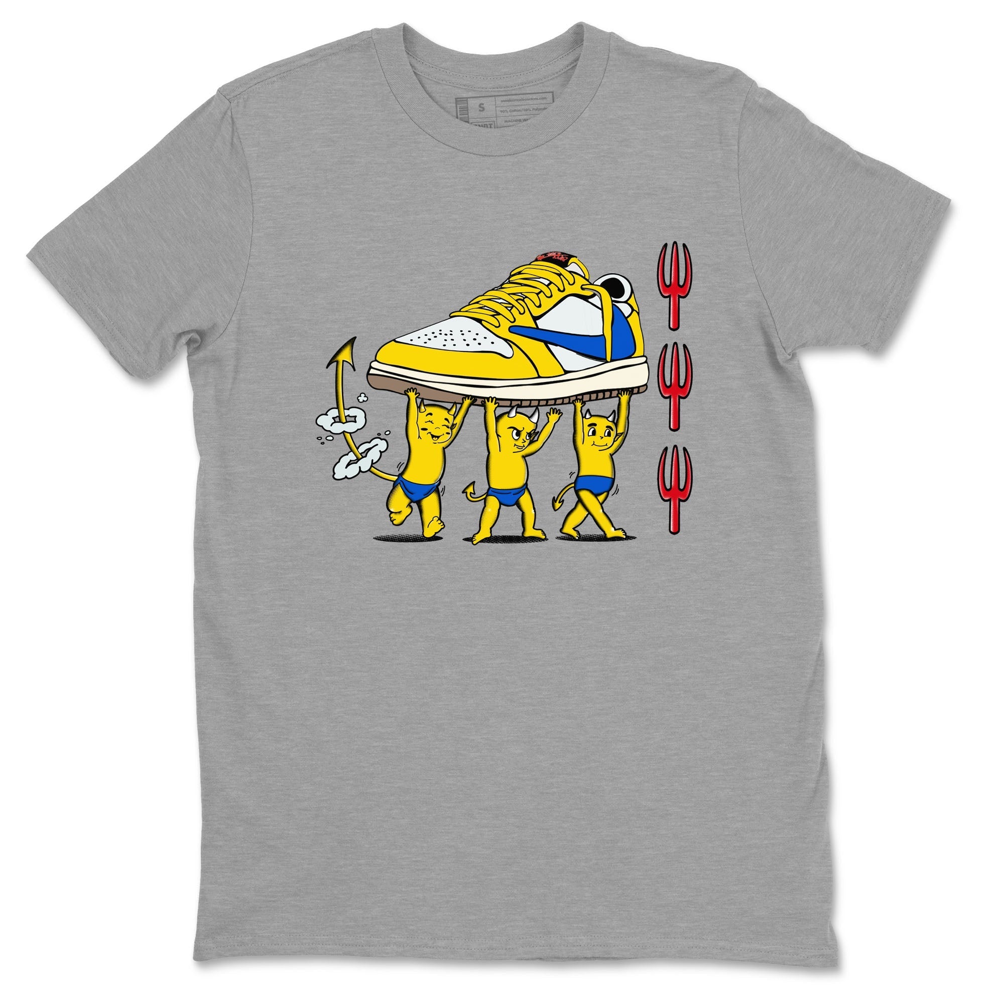 Devil Babies Sneaker Tees - Air Jordan 1 Travis Scott Canary