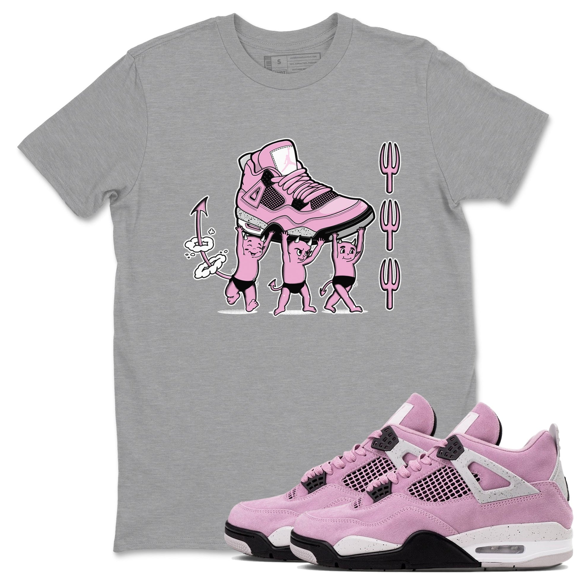 Devil Babies Sneaker Tees - Air Jordan 4 Orchid