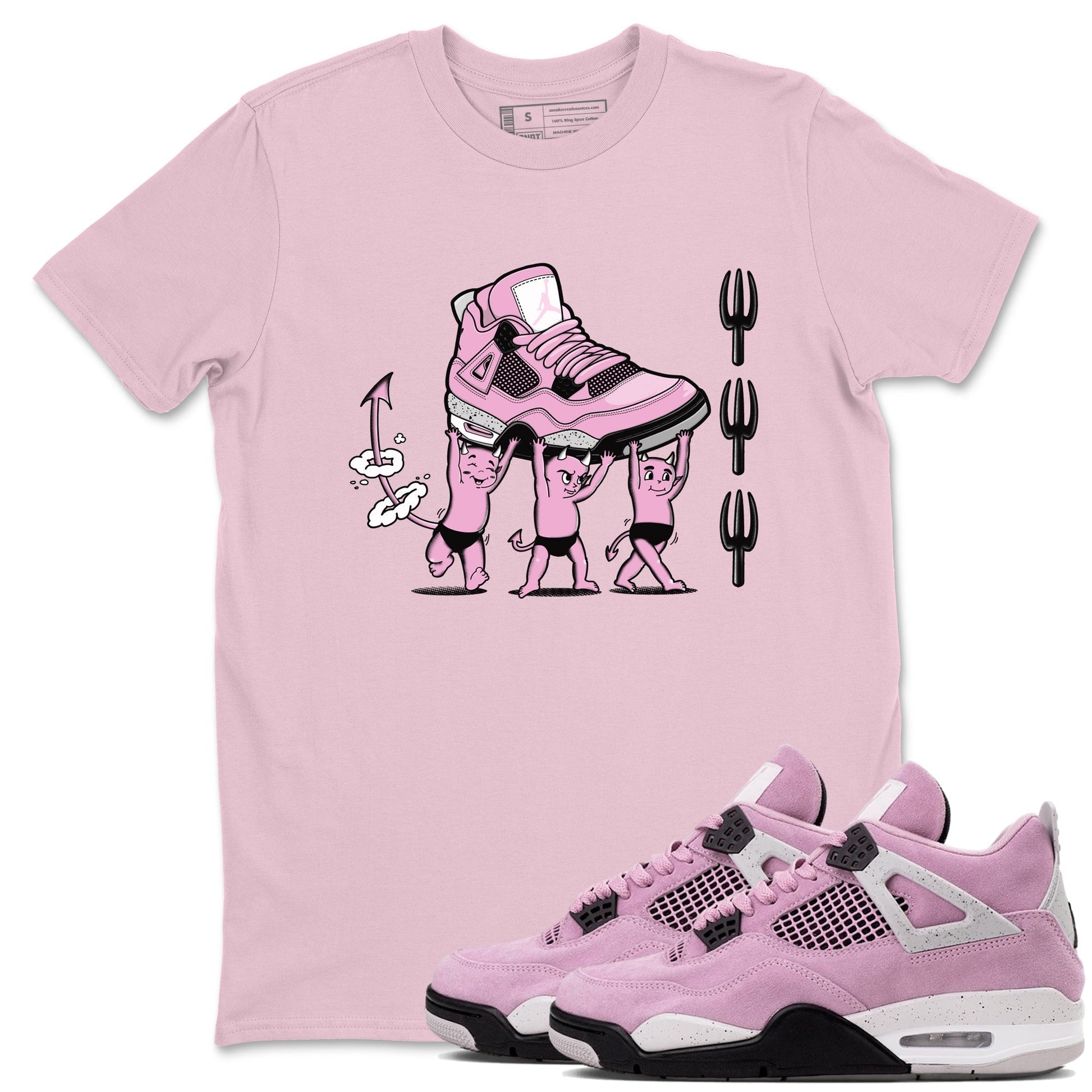 Devil Babies Sneaker Tees - Air Jordan 4 Orchid