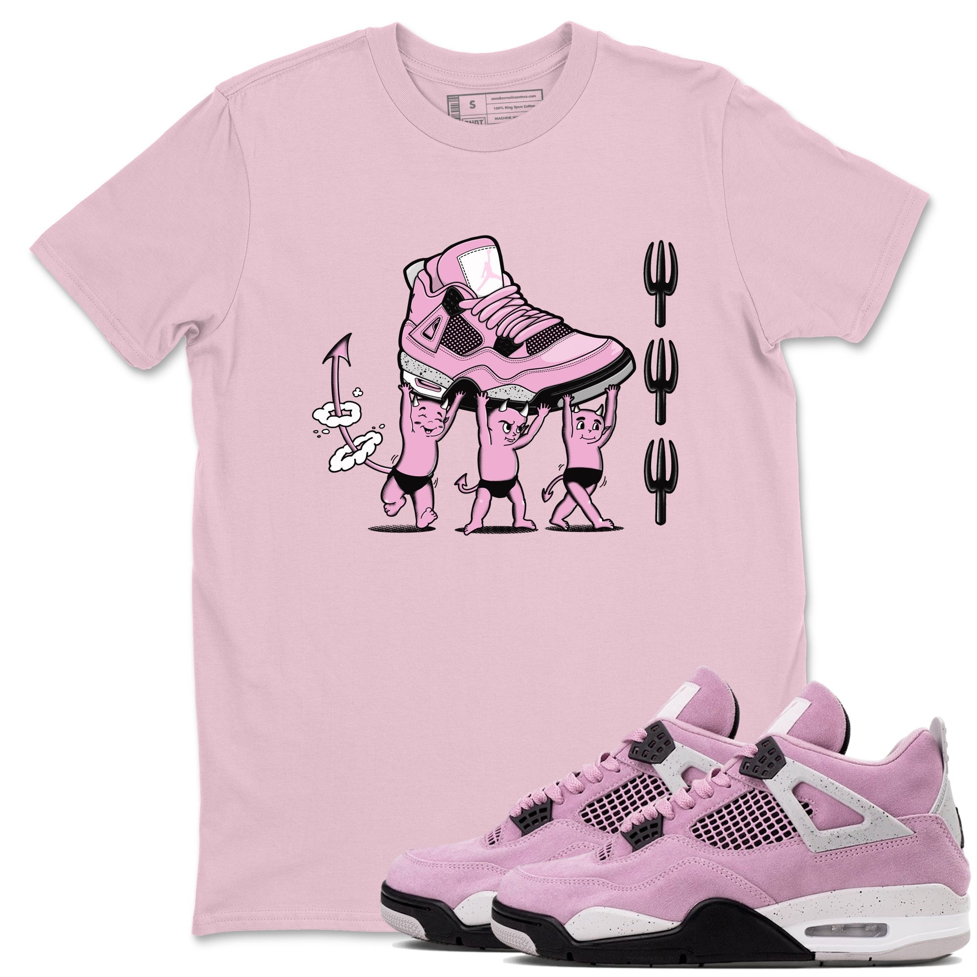 Devil Babies Sneaker Tees - Air Jordan 4 Orchid