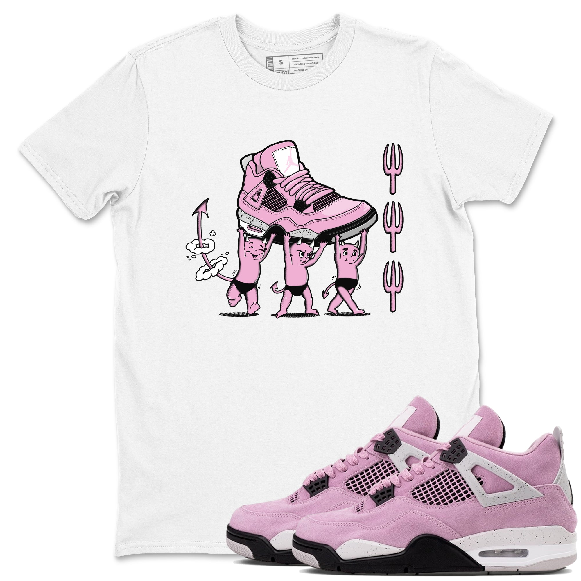 Devil Babies Sneaker Tees - Air Jordan 4 Orchid