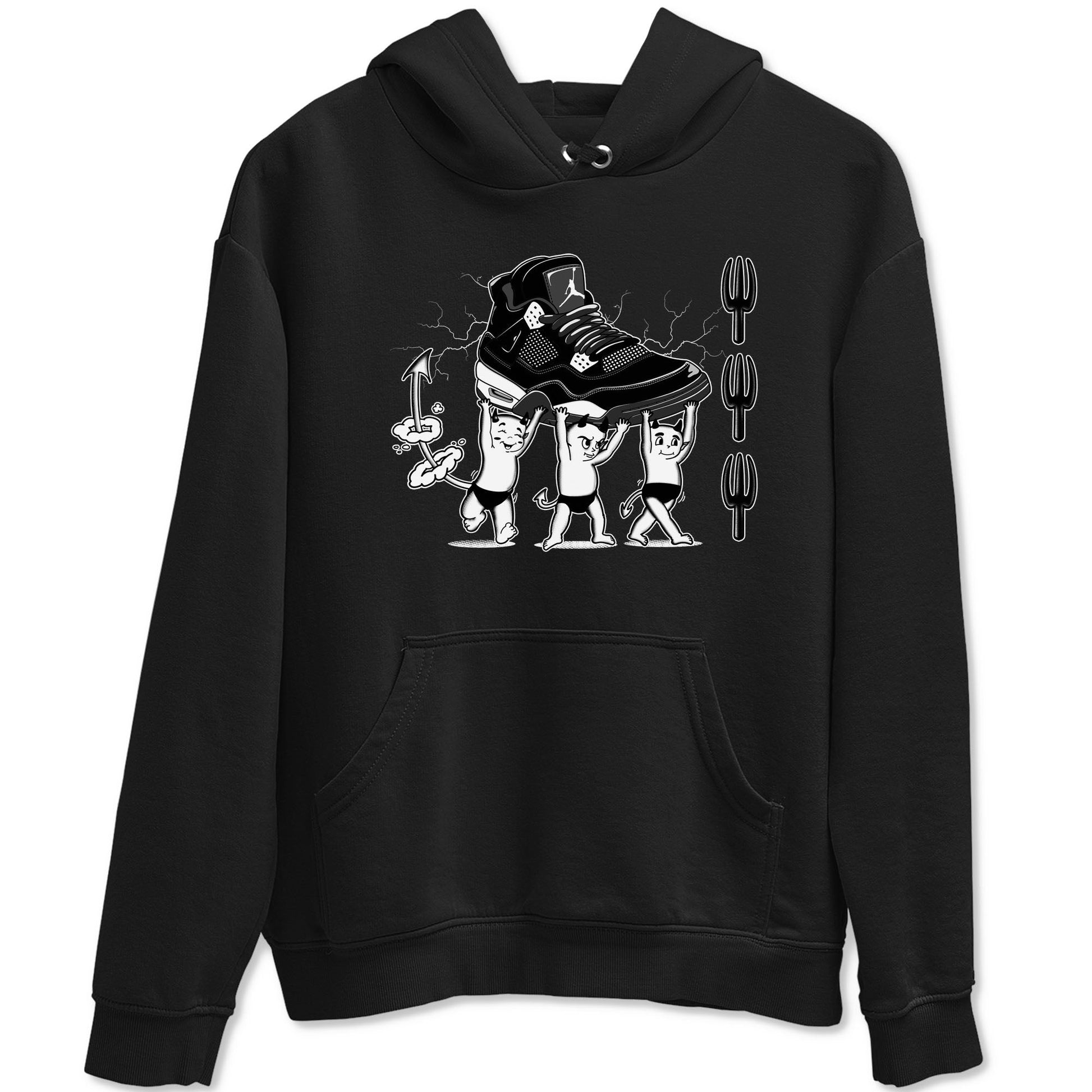 Devil Babies Sneaker Tees - Air Jordan 4 White Thunder