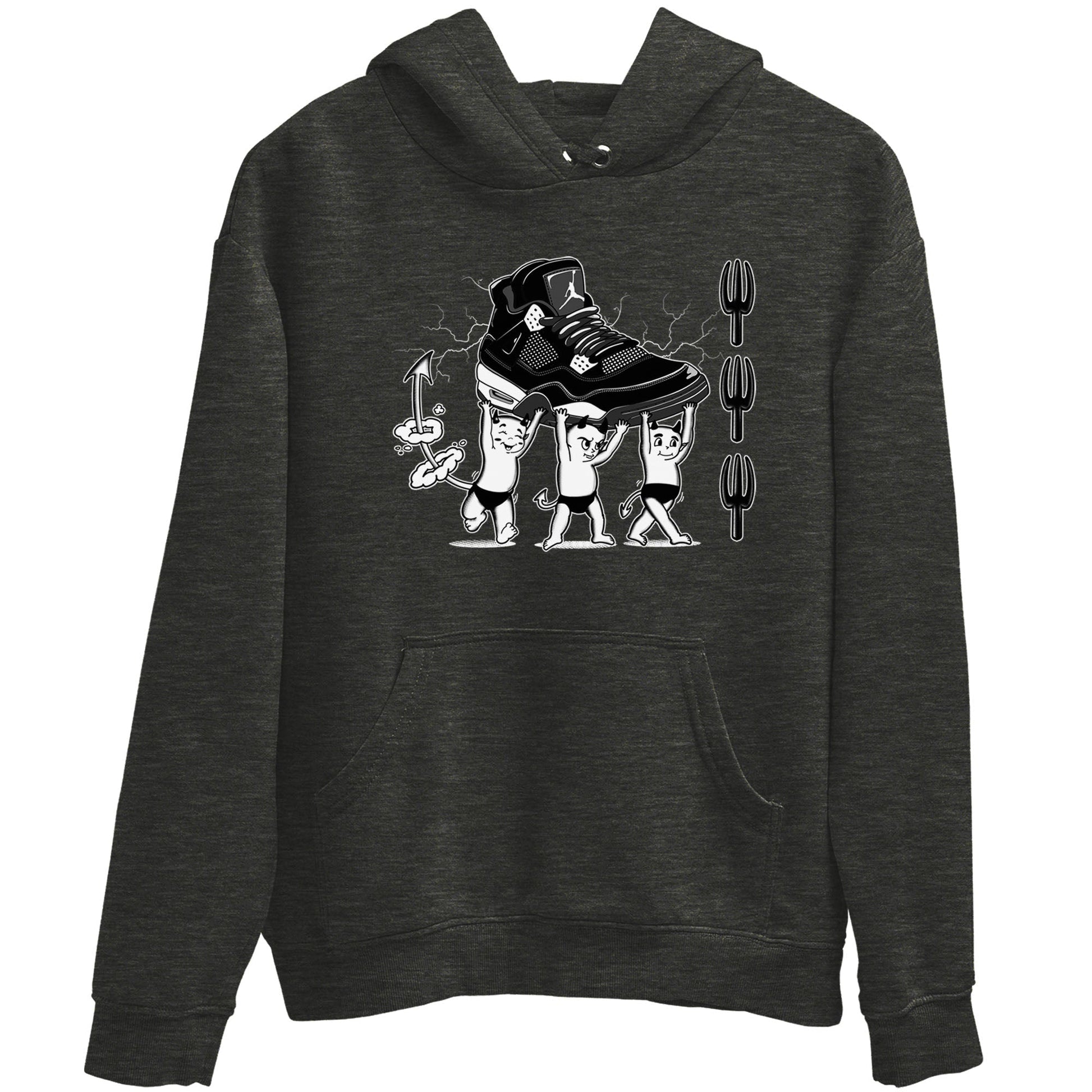 Devil Babies Sneaker Tees - Air Jordan 4 White Thunder