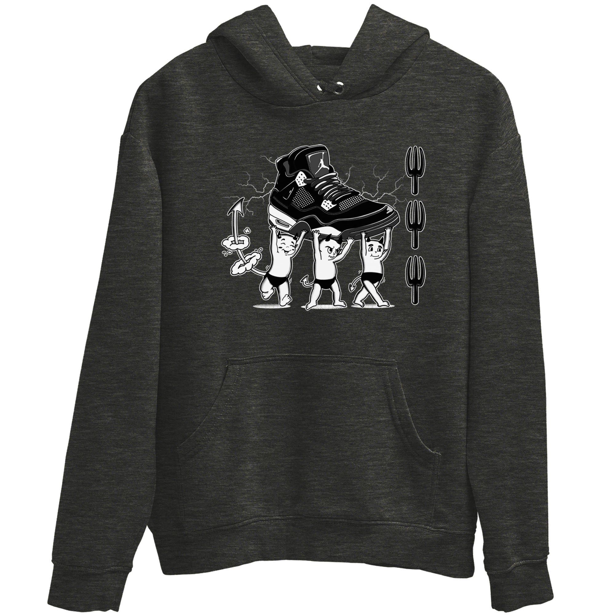 Devil Babies Sneaker Tees - Air Jordan 4 White Thunder