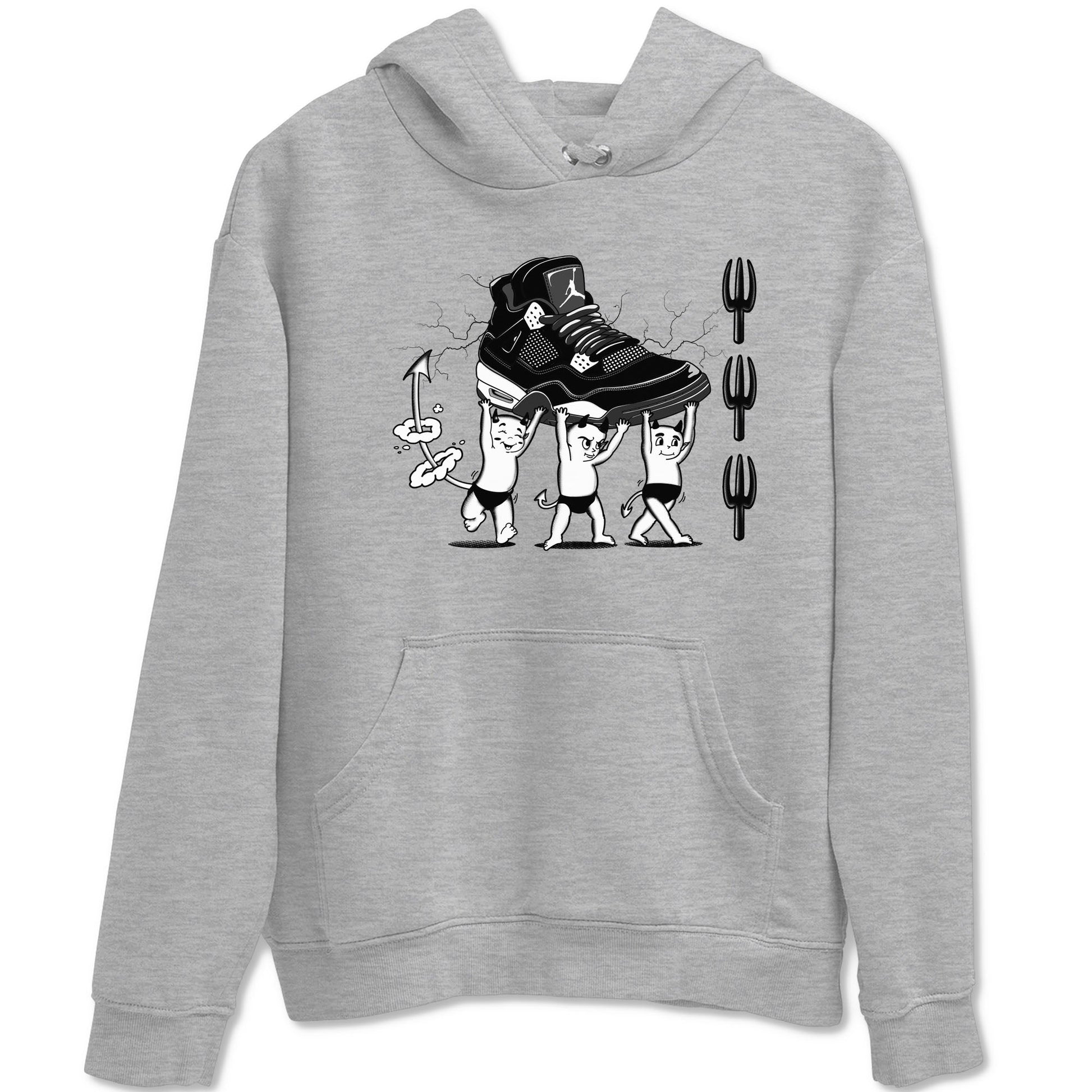 Devil Babies Sneaker Tees - Air Jordan 4 White Thunder