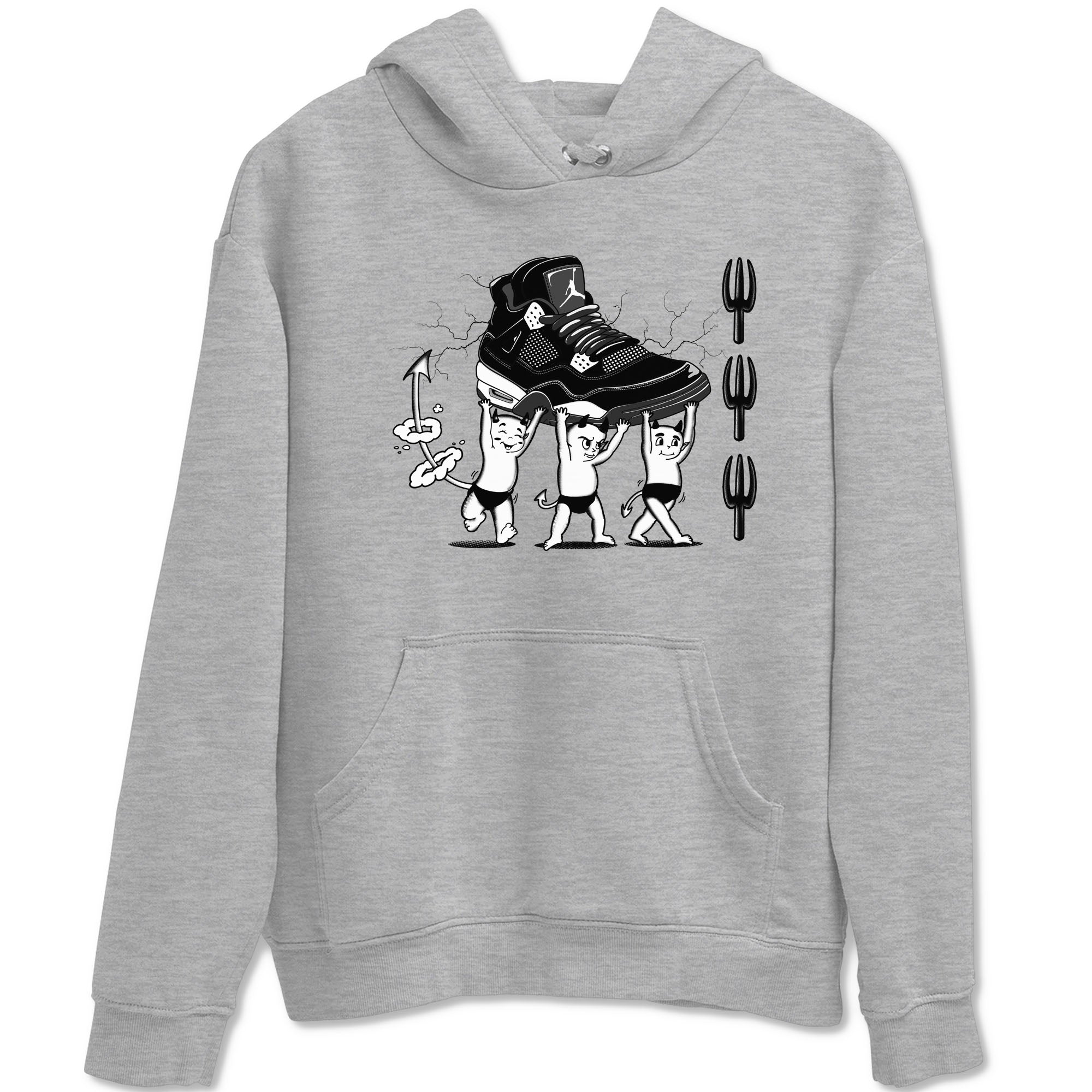 Devil Babies Sneaker Tees - Air Jordan 4 White Thunder