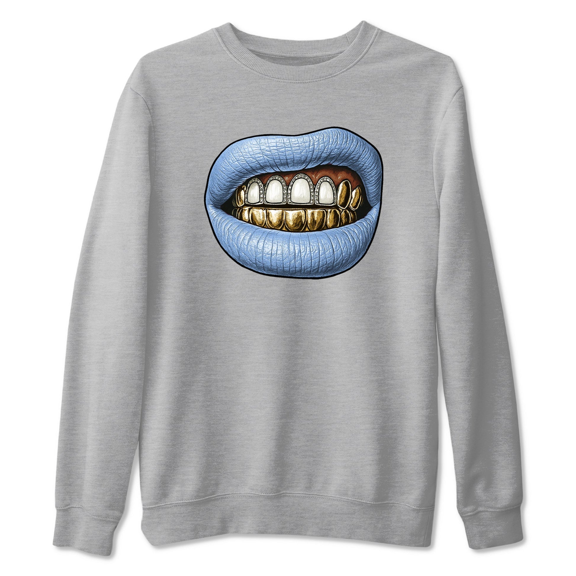 Diamond Teeth Sneaker Tees - Air Jordan 4 Forget Me Not