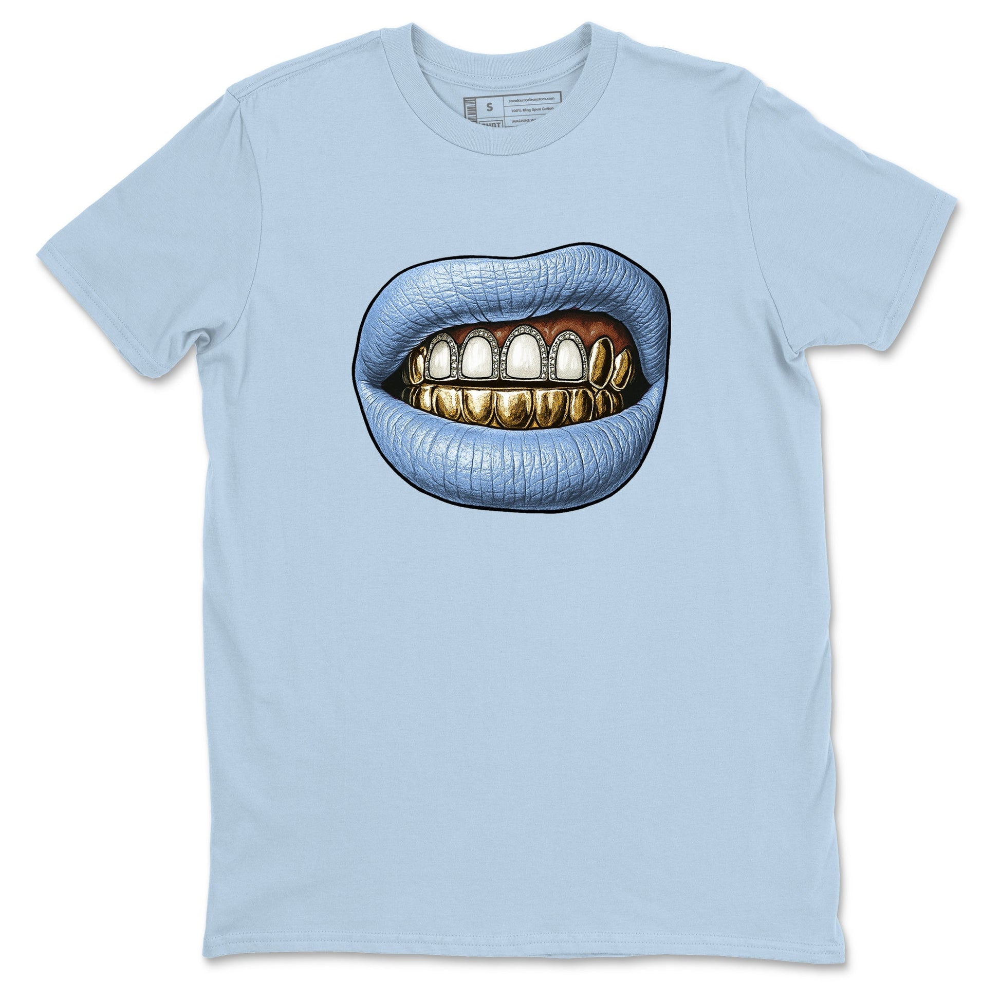 Diamond Teeth Sneaker Tees - Air Jordan 4 Forget Me Not