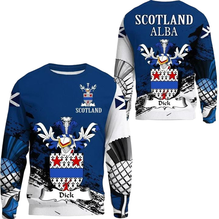 Dick Scottish Family Crest Scotland Special Sweater A7 ? Usalast