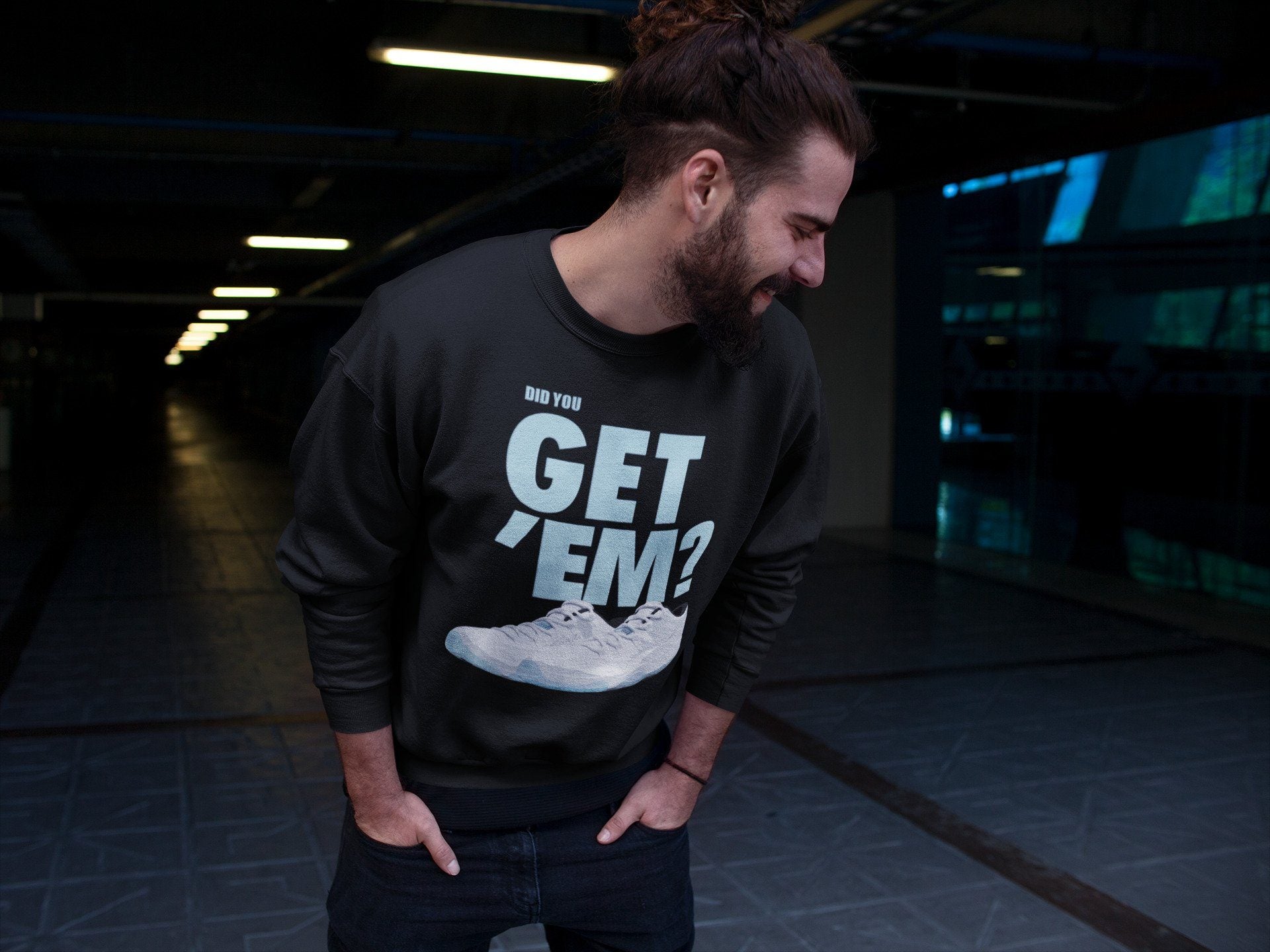 Did You Get 'Em Unisex Tops - Air Jordan 11 Low Legend Blue