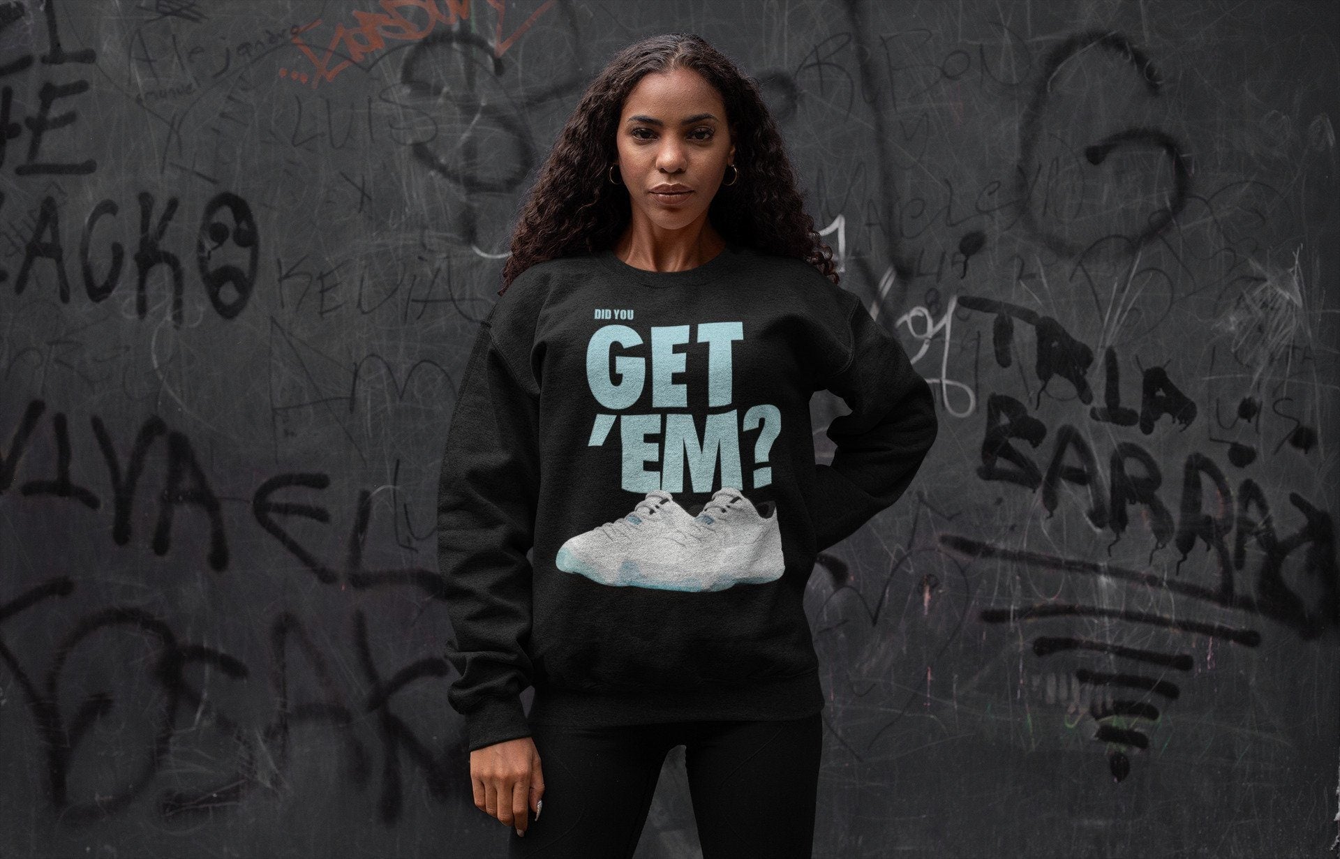 Did You Get 'Em Unisex Tops - Air Jordan 11 Low Legend Blue