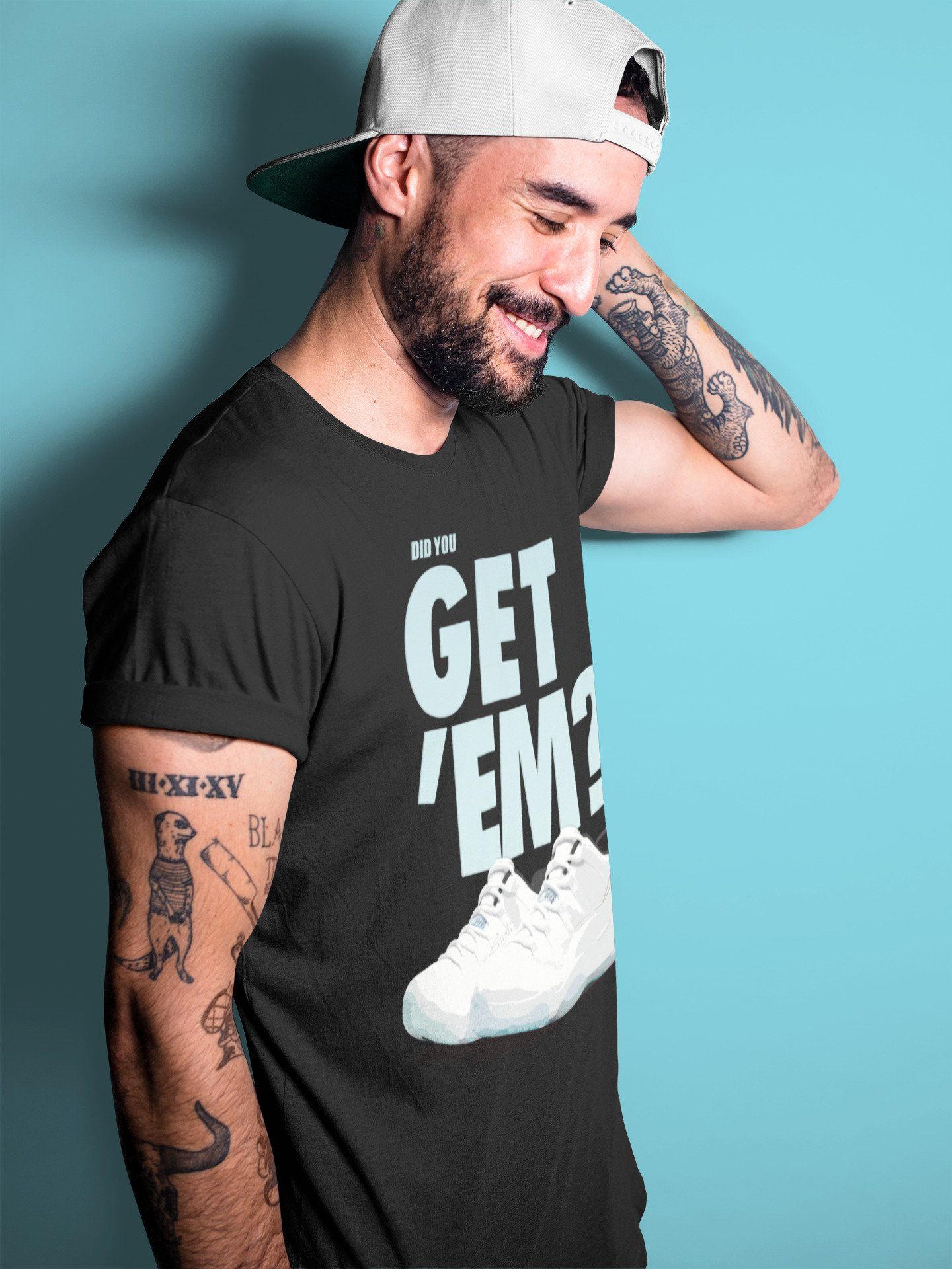 Did You Get 'Em Unisex Tops - Air Jordan 11 Low Legend Blue