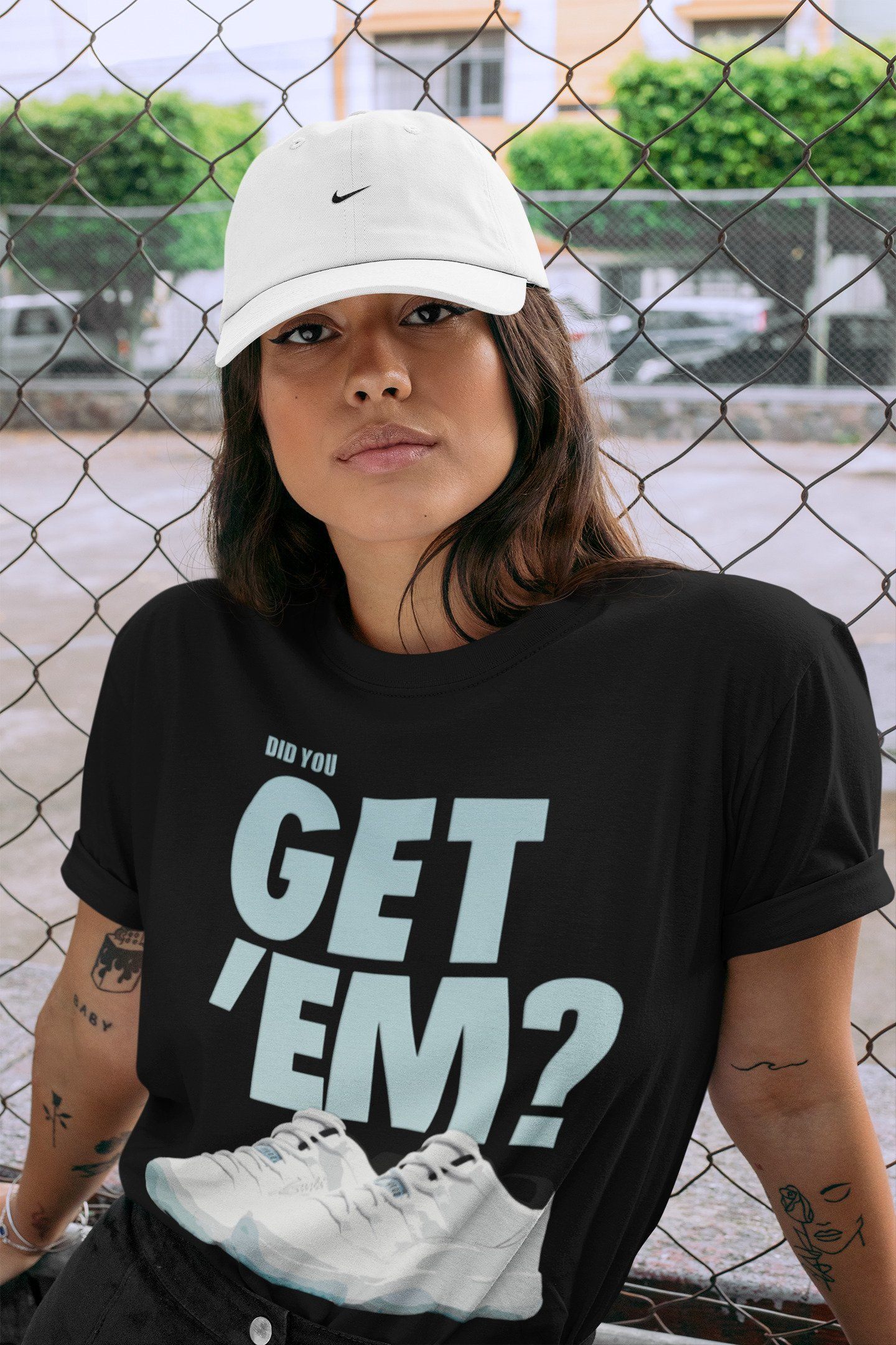 Did You Get 'Em Unisex Tops - Air Jordan 11 Low Legend Blue