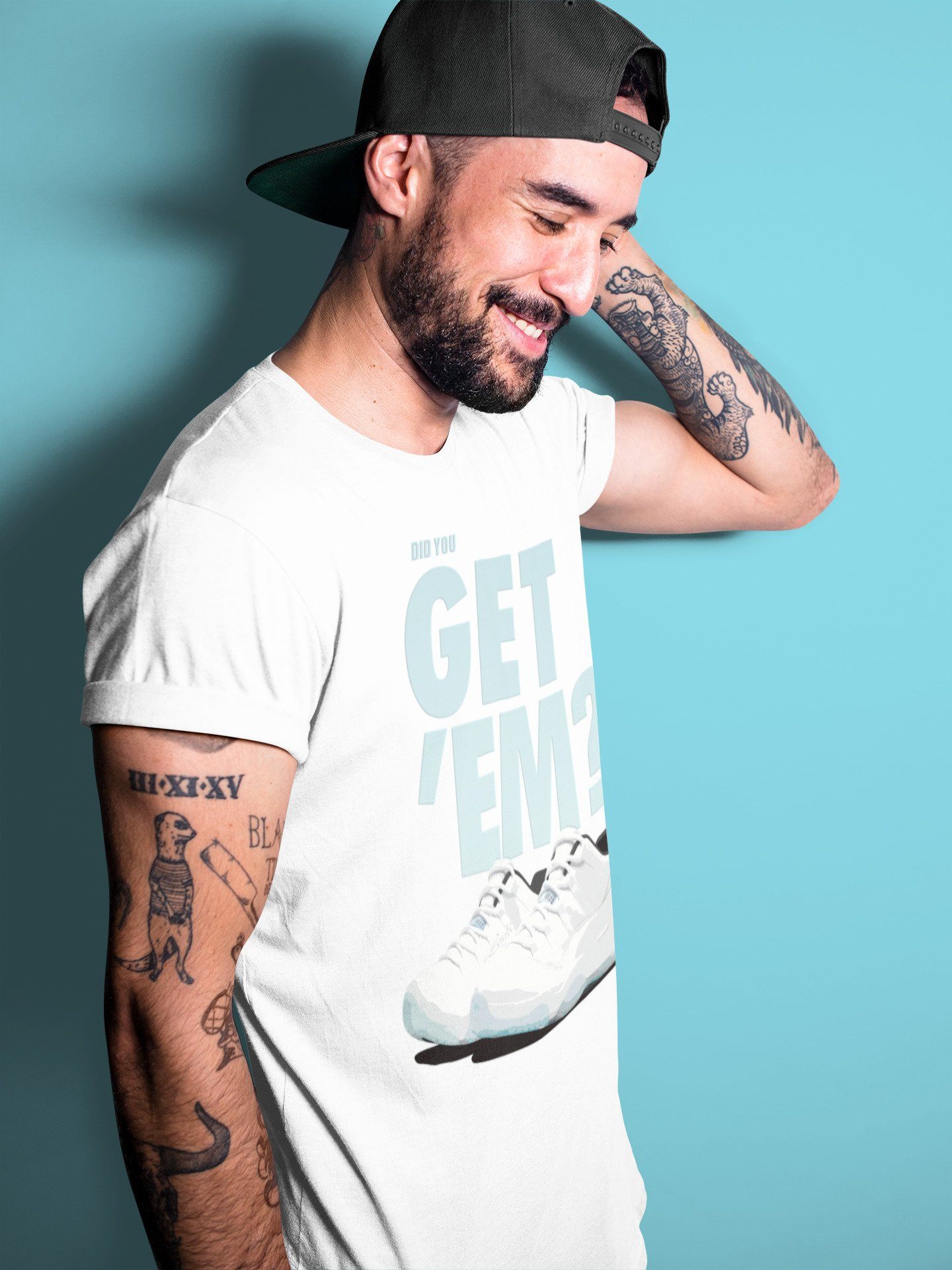 Did You Get 'Em Unisex Tops - Air Jordan 11 Low Legend Blue