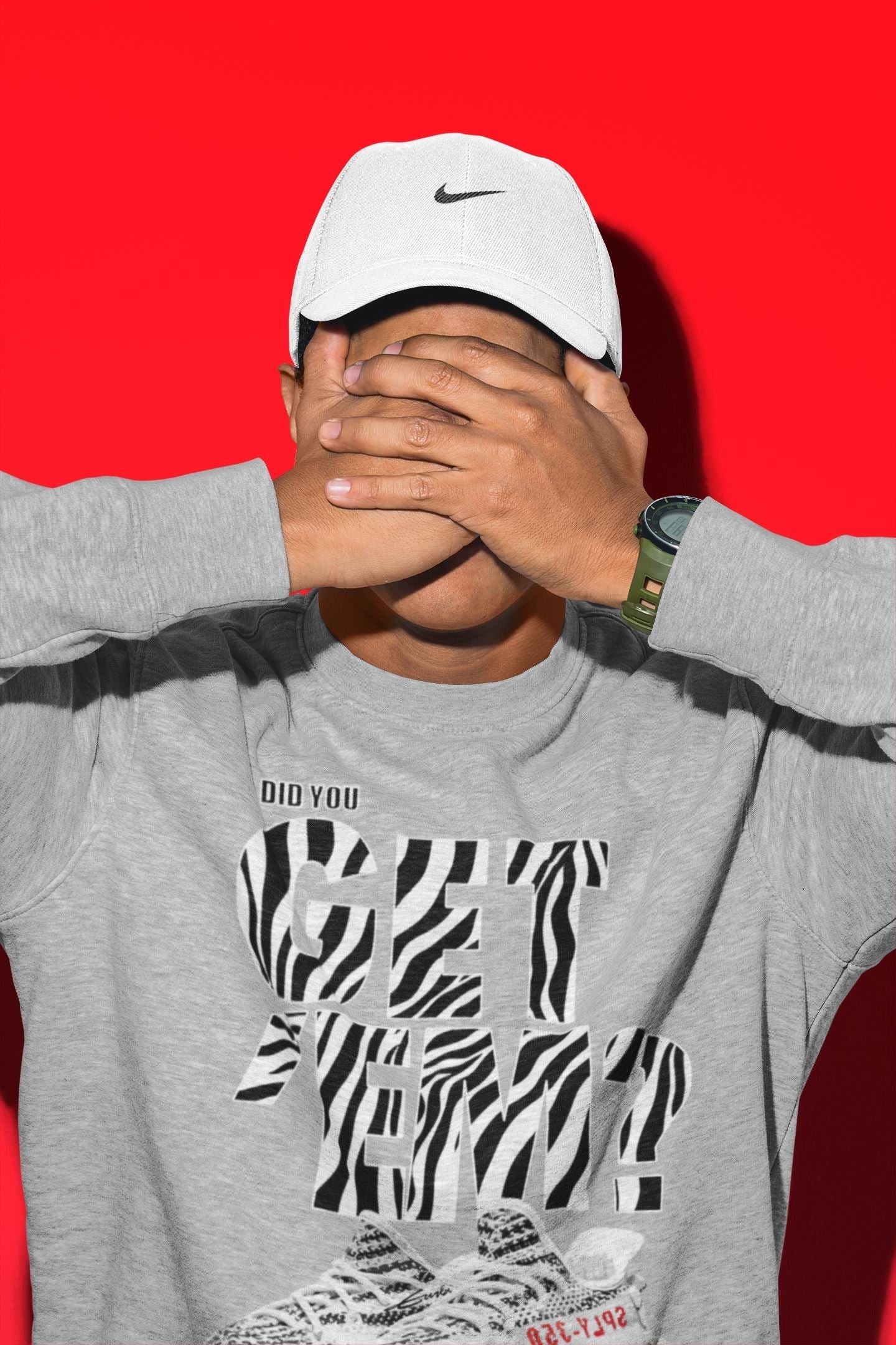 Did You Get 'Em Unisex Tops - Yeezy 350 Zebra