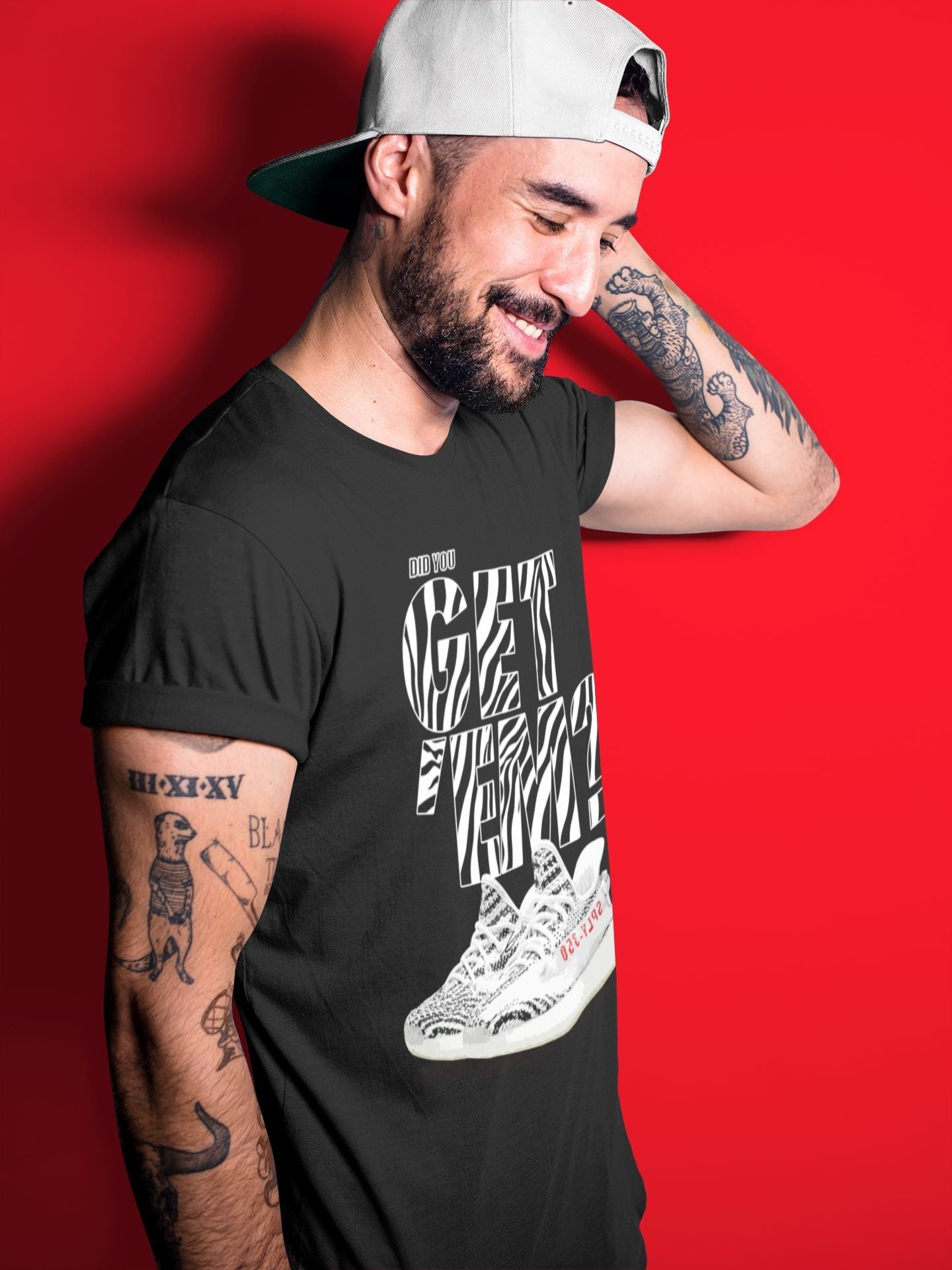 Did You Get 'Em Unisex Tops - Yeezy 350 Zebra