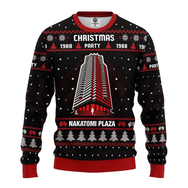 Die Hard Nakatomi Plaza Ugly Christmas Sweater Amazing Gift Idea Thanksgiving Gift ? Usalast