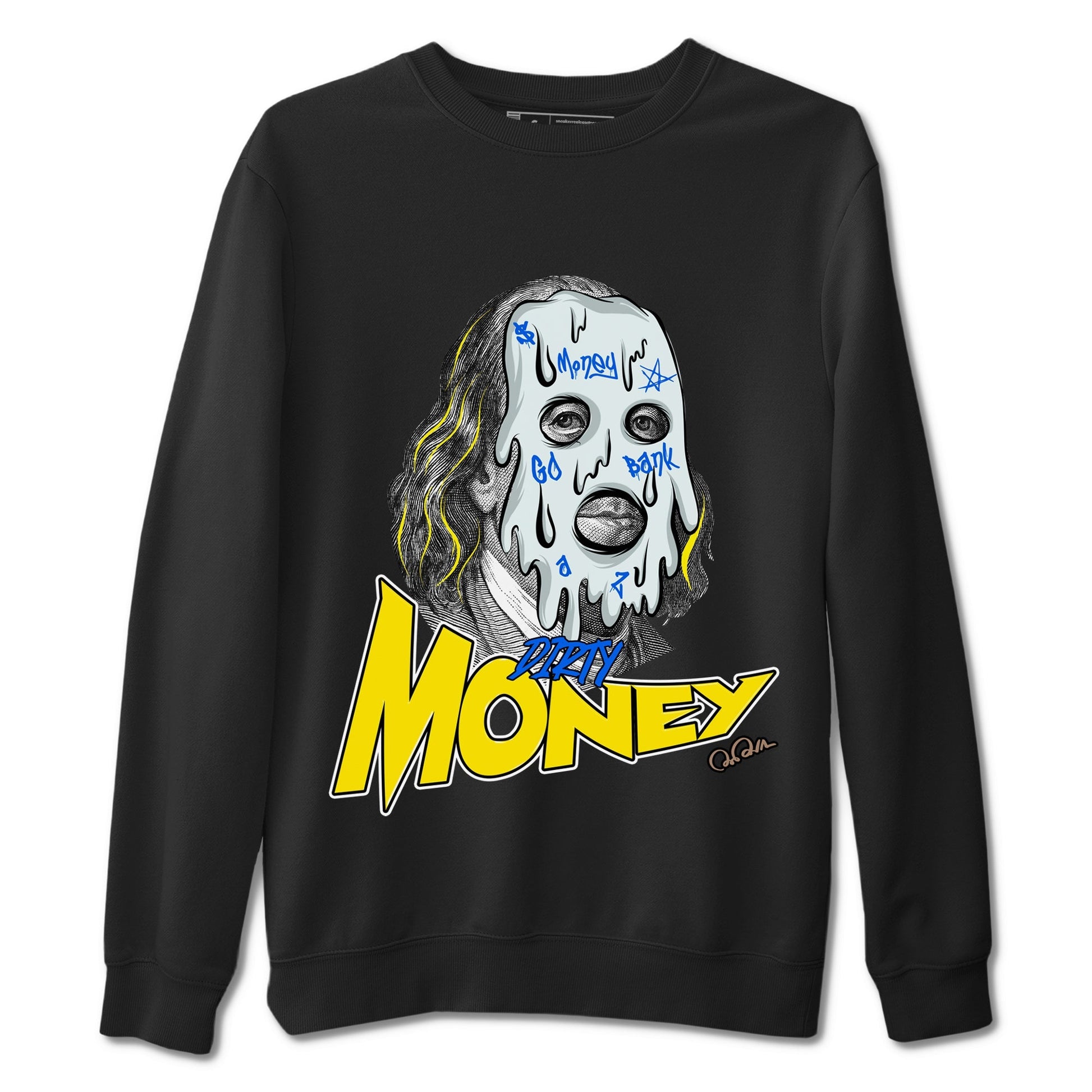 Dirty Money Sneaker Tees - Air Jordan 1 Travis Scott Canary