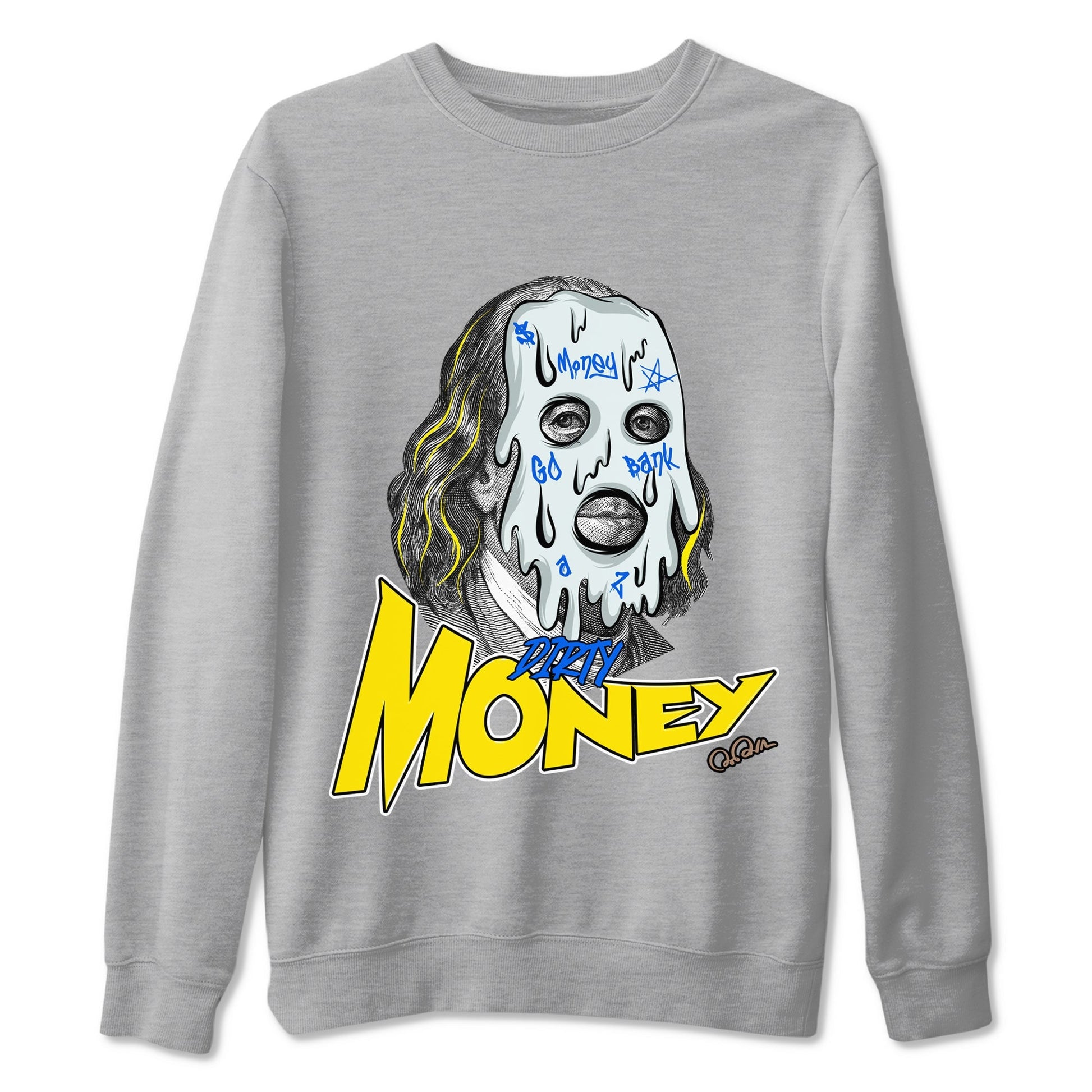 Dirty Money Sneaker Tees - Air Jordan 1 Travis Scott Canary