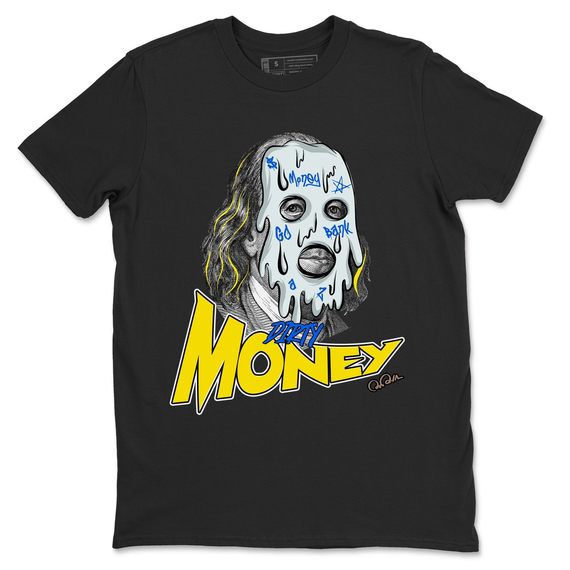 Dirty Money Sneaker Tees - Air Jordan 1 Travis Scott Canary
