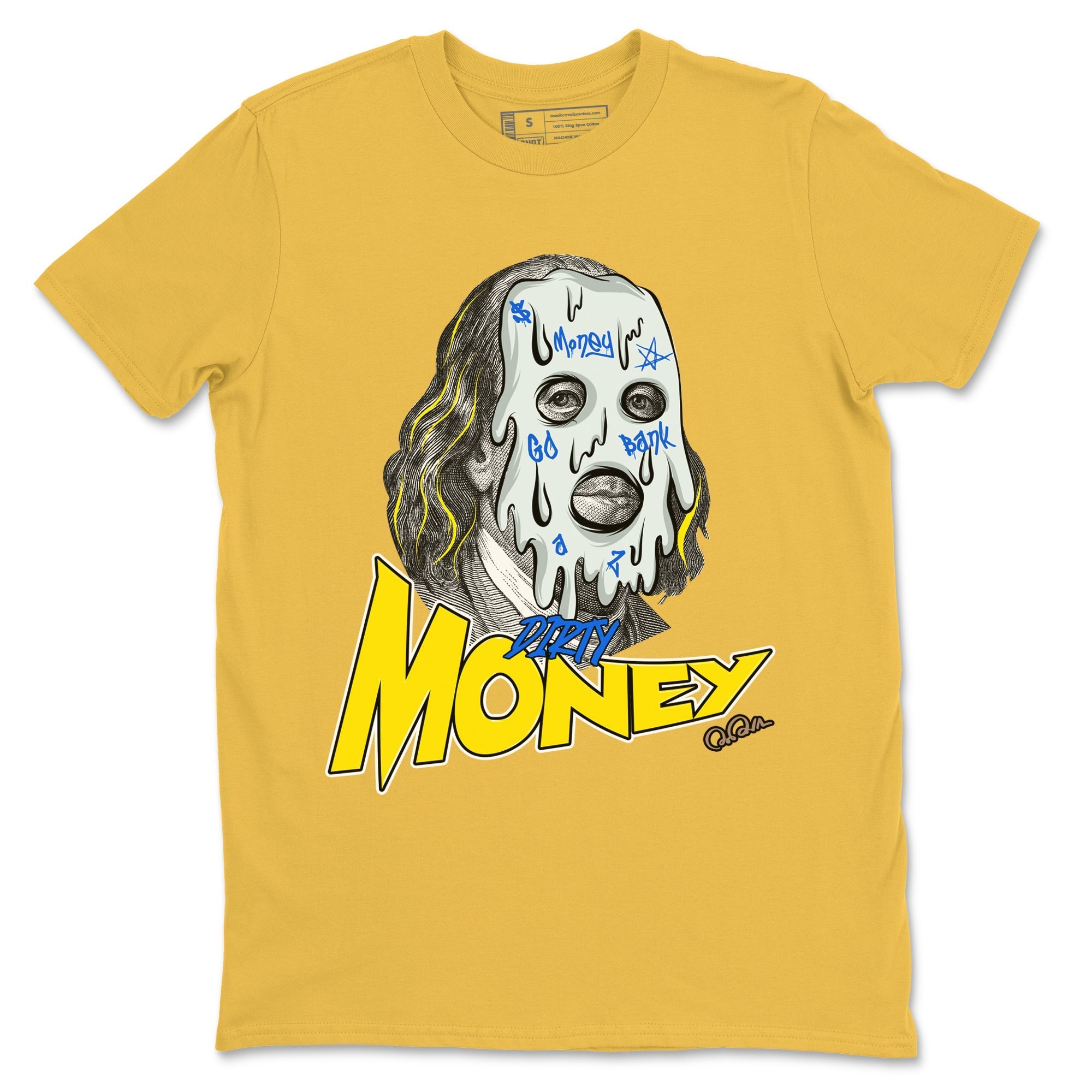 Dirty Money Sneaker Tees - Air Jordan 1 Travis Scott Canary
