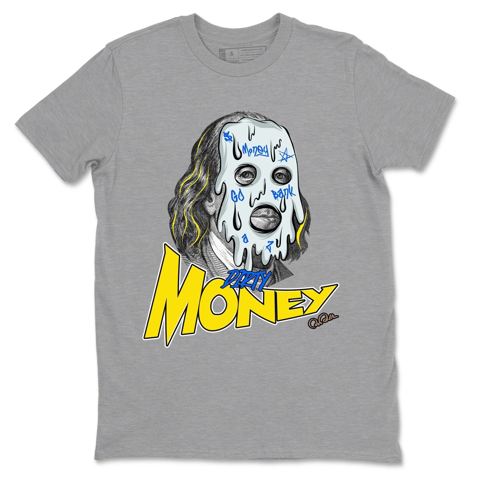 Dirty Money Sneaker Tees - Air Jordan 1 Travis Scott Canary