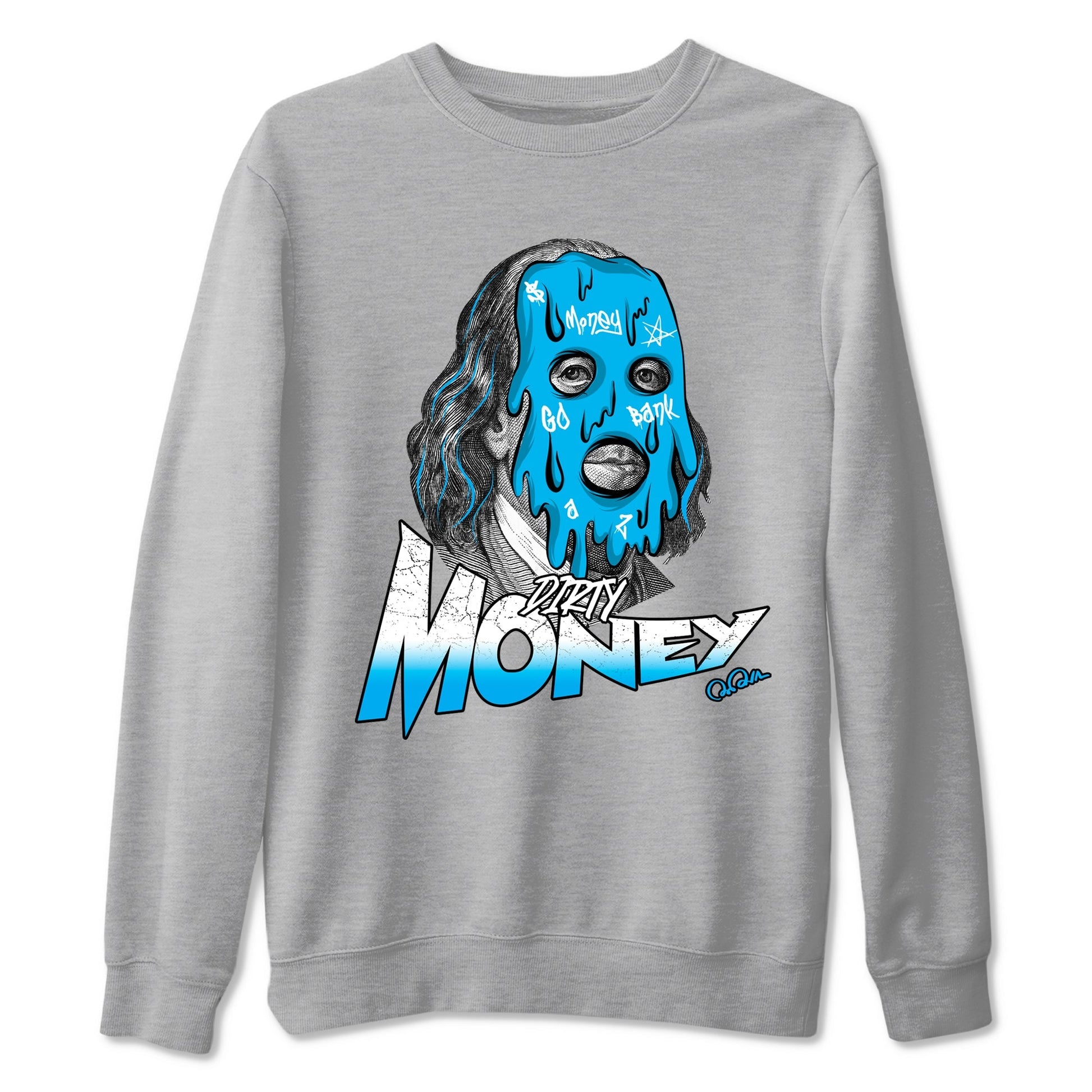 Dirty Money Sneaker Tees - Air Jordan 1 UNC Reimagined
