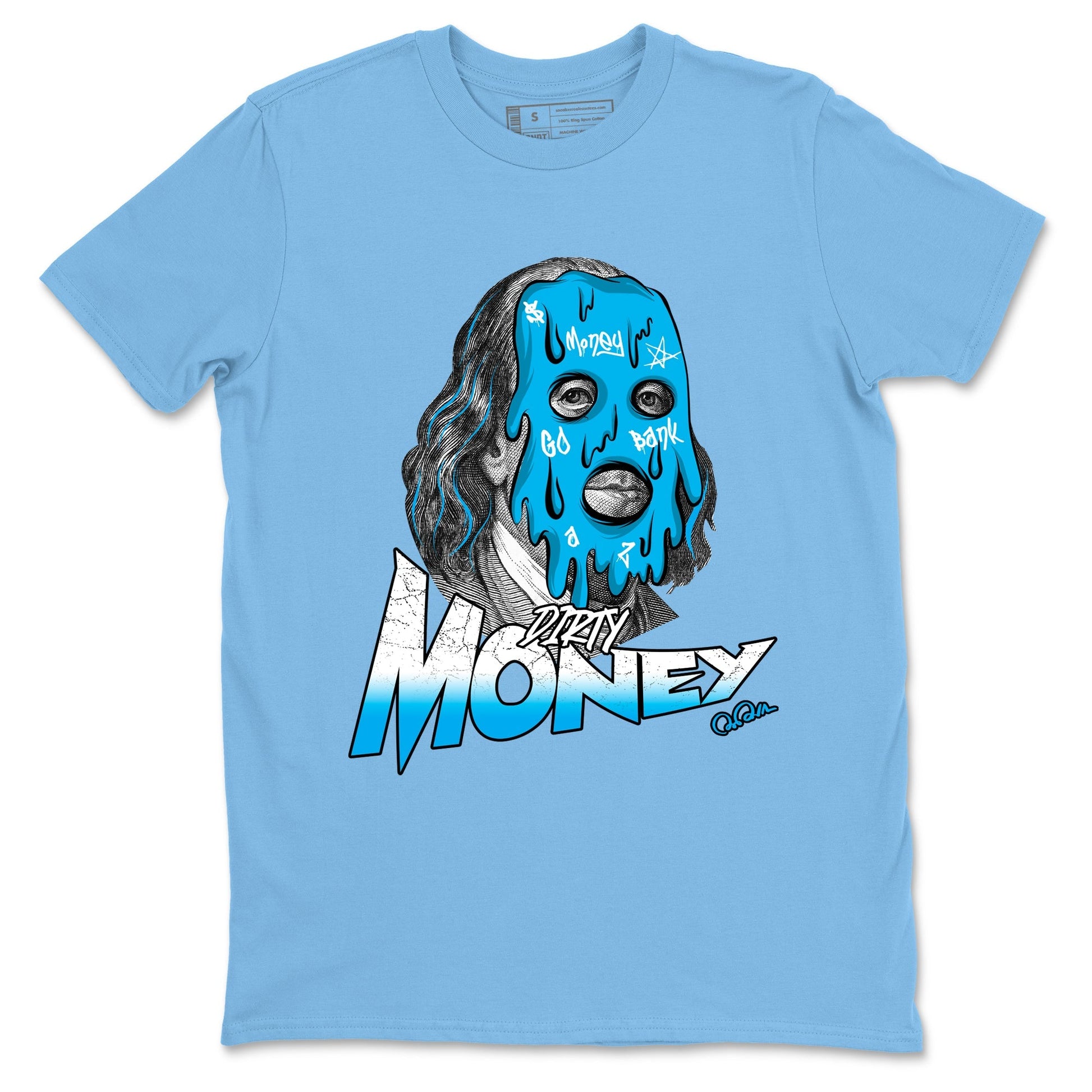 Dirty Money Sneaker Tees - Air Jordan 1 UNC Reimagined