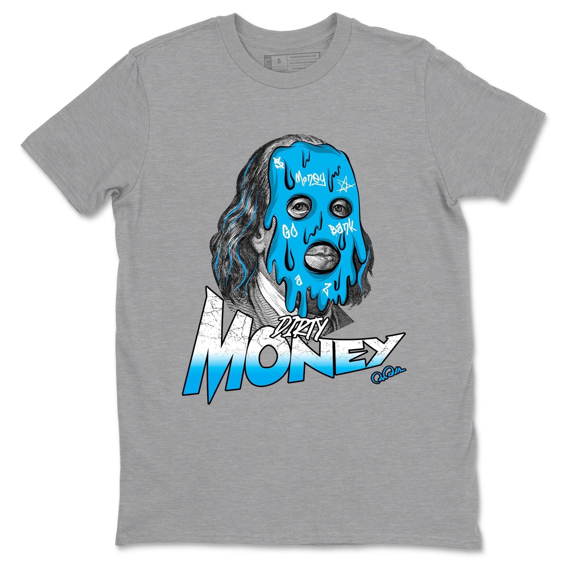 Dirty Money Sneaker Tees - Air Jordan 1 UNC Reimagined