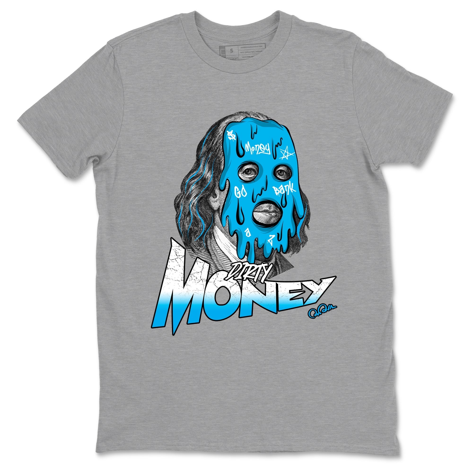 Dirty Money Sneaker Tees - Air Jordan 1 UNC Reimagined