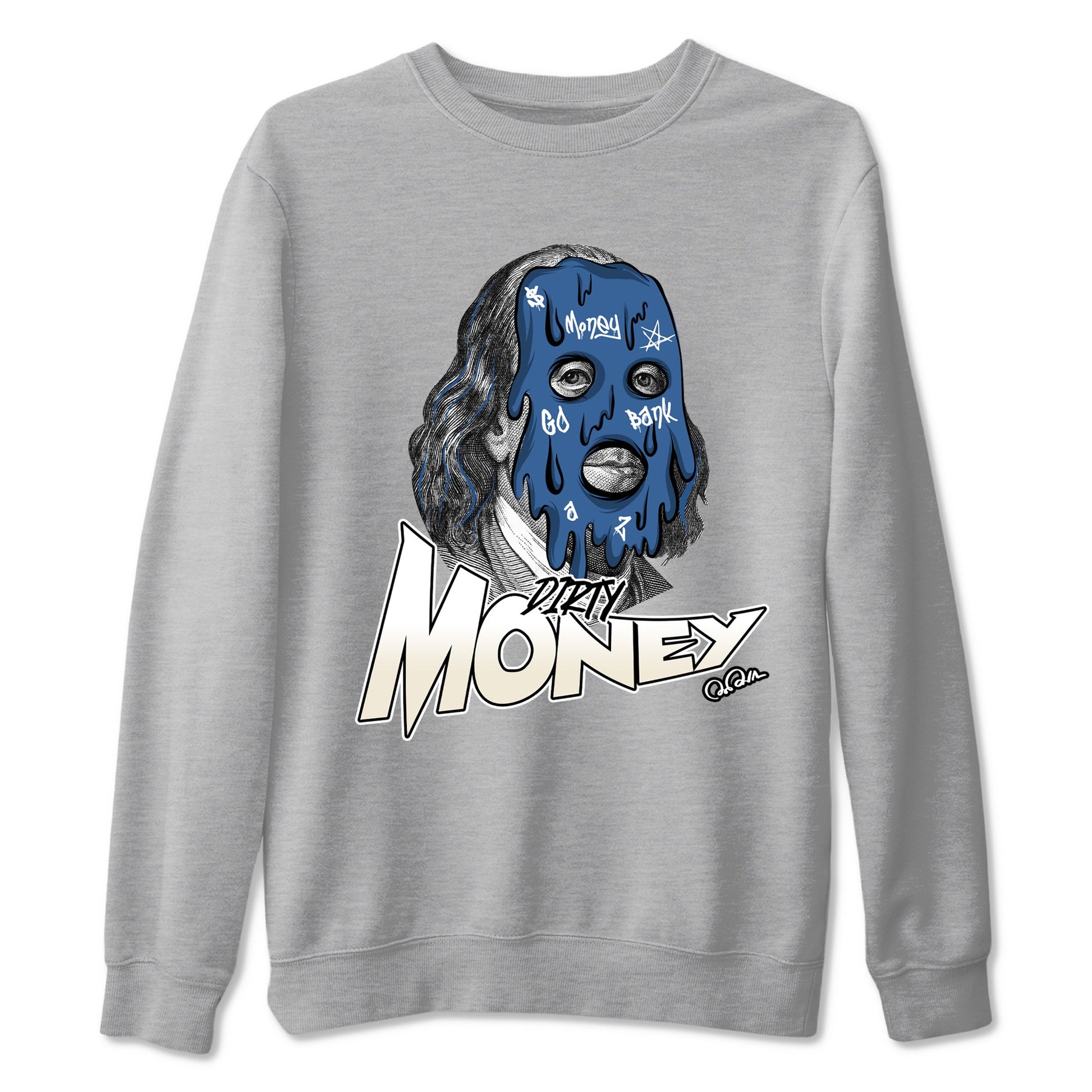 Dirty Money Sneaker Tees - Air Jordan 3 A Ma Maniere x Diffused Blue