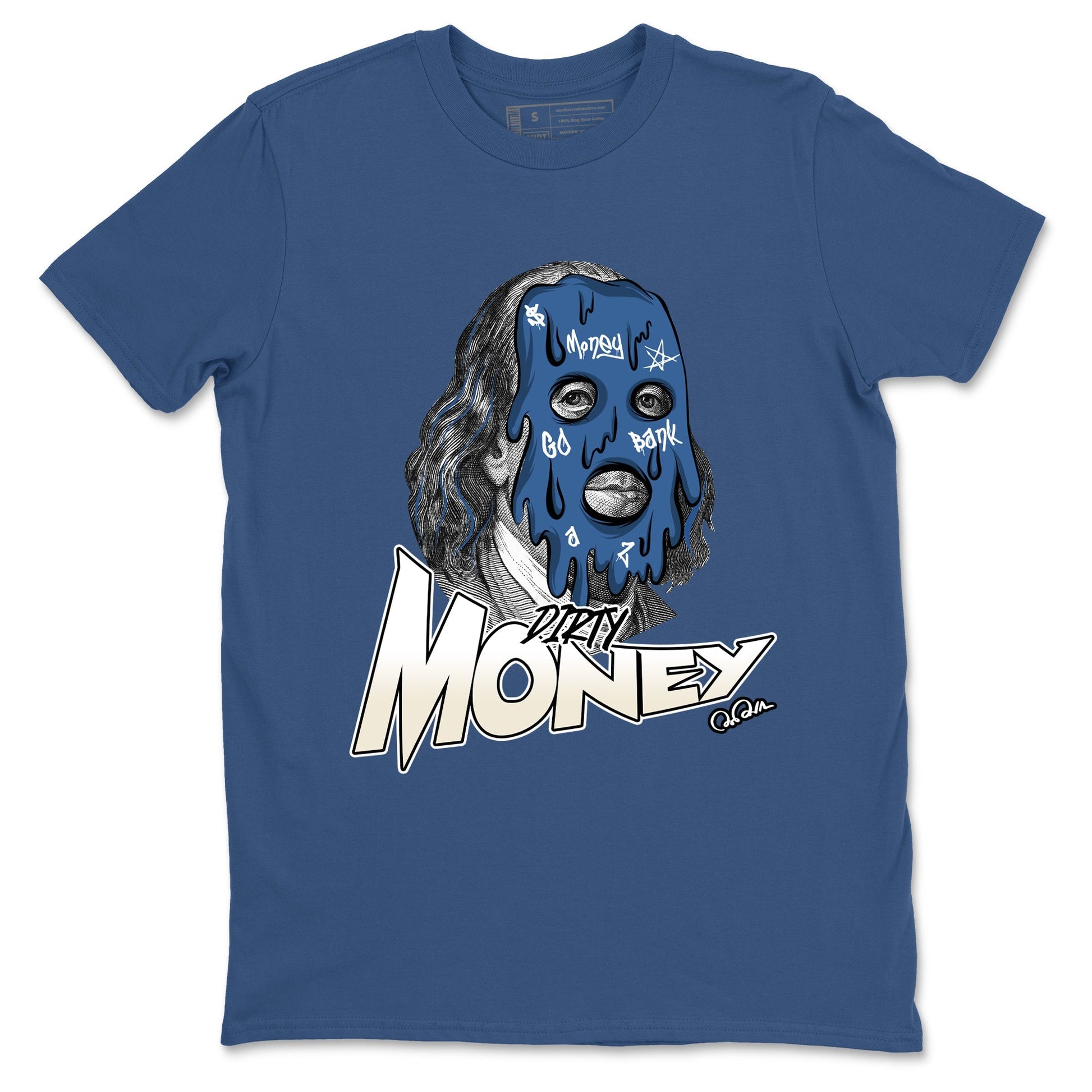 Dirty Money Sneaker Tees - Air Jordan 3 A Ma Maniere x Diffused Blue