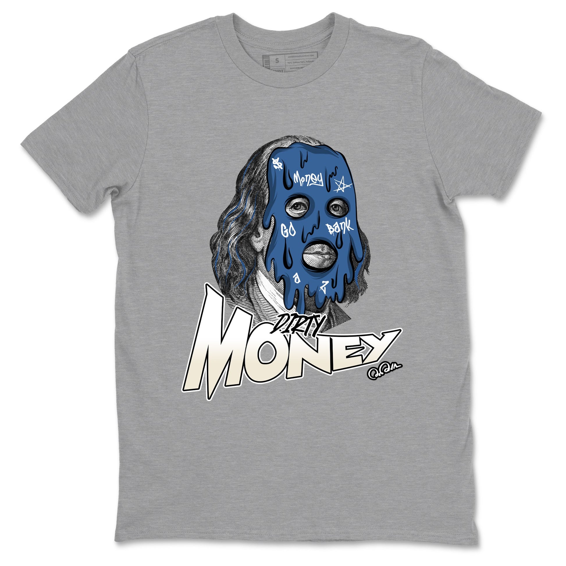 Dirty Money Sneaker Tees - Air Jordan 3 A Ma Maniere x Diffused Blue
