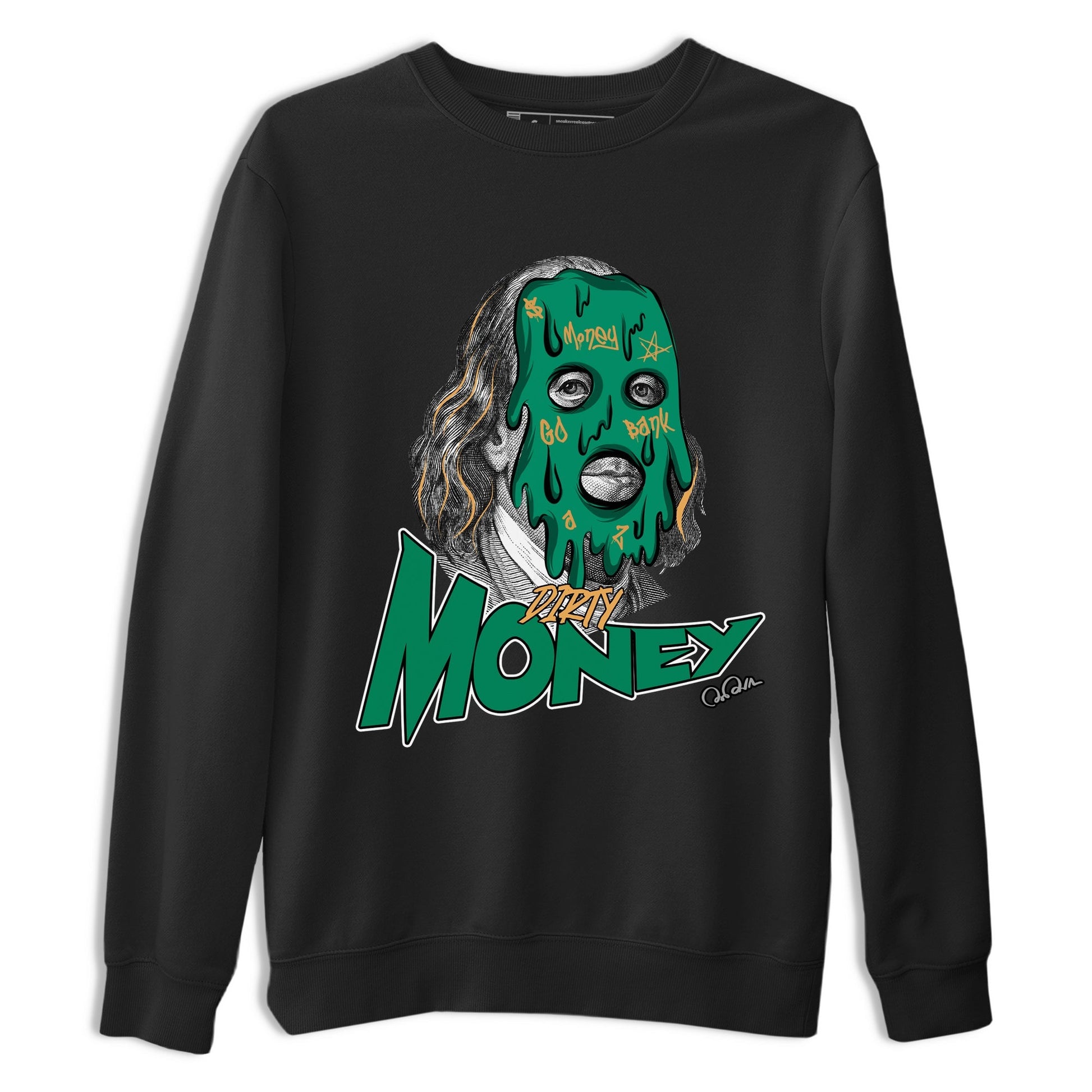 Dirty Money Sneaker Tee - Samba Collegiate Green Gum