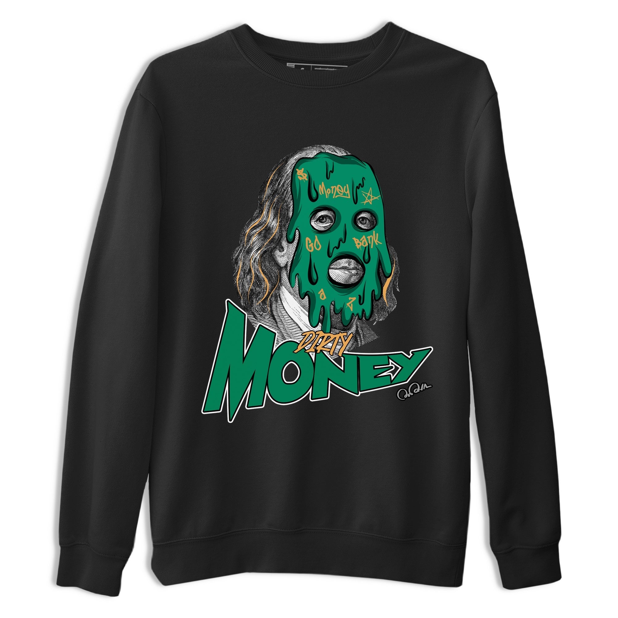 Dirty Money Sneaker Tee - Samba Collegiate Green Gum