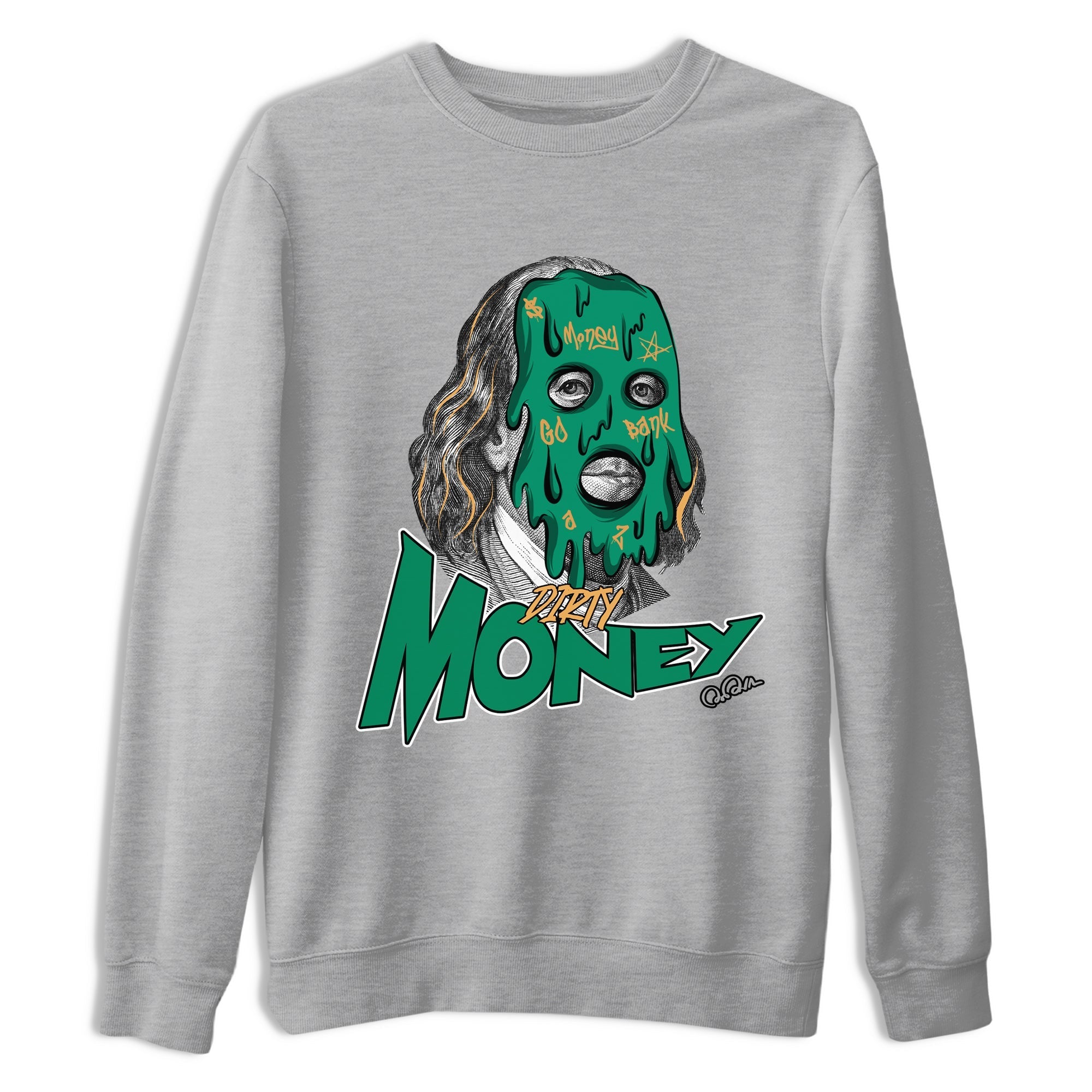 Dirty Money Sneaker Tee - Samba Collegiate Green Gum