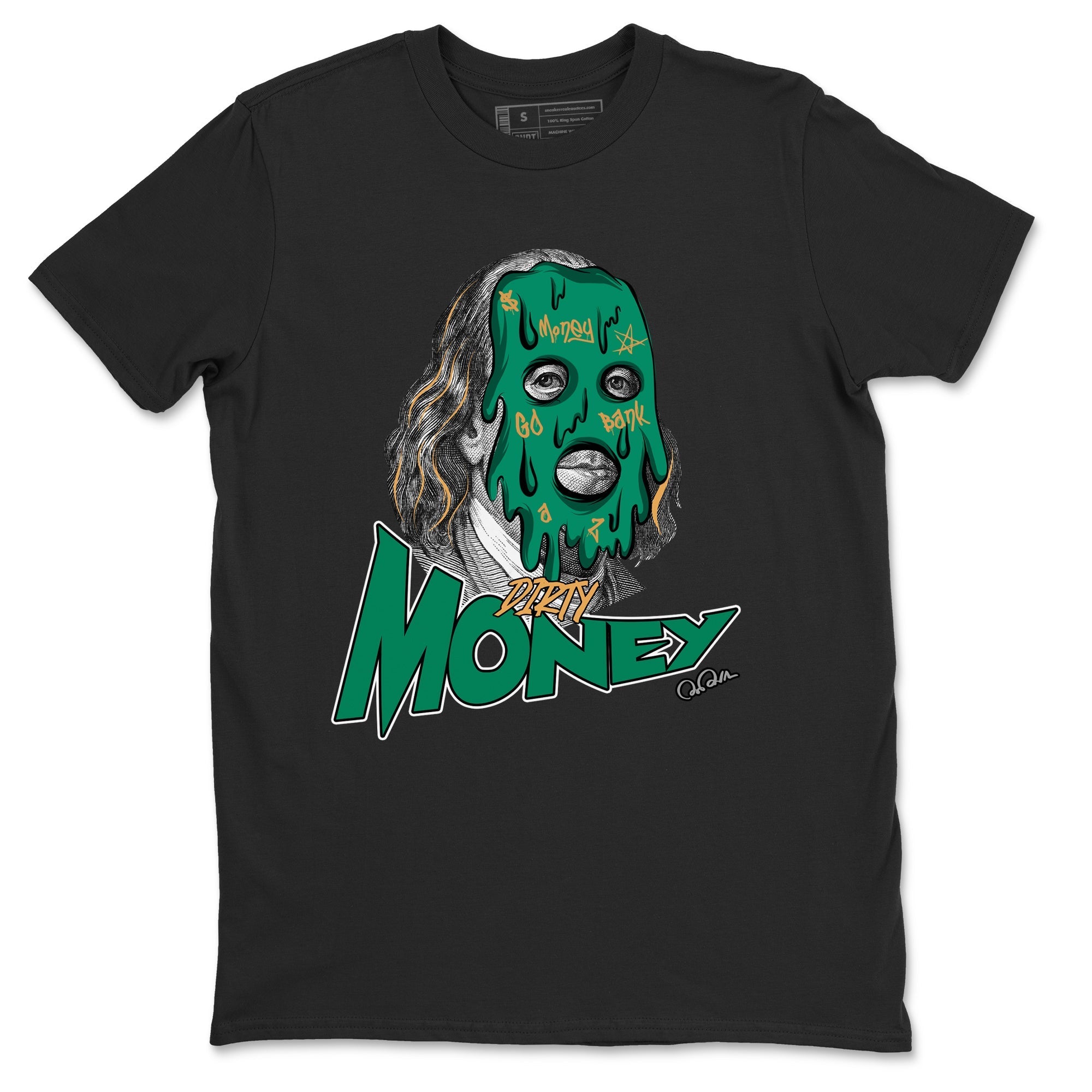 Dirty Money Sneaker Tee - Samba Collegiate Green Gum