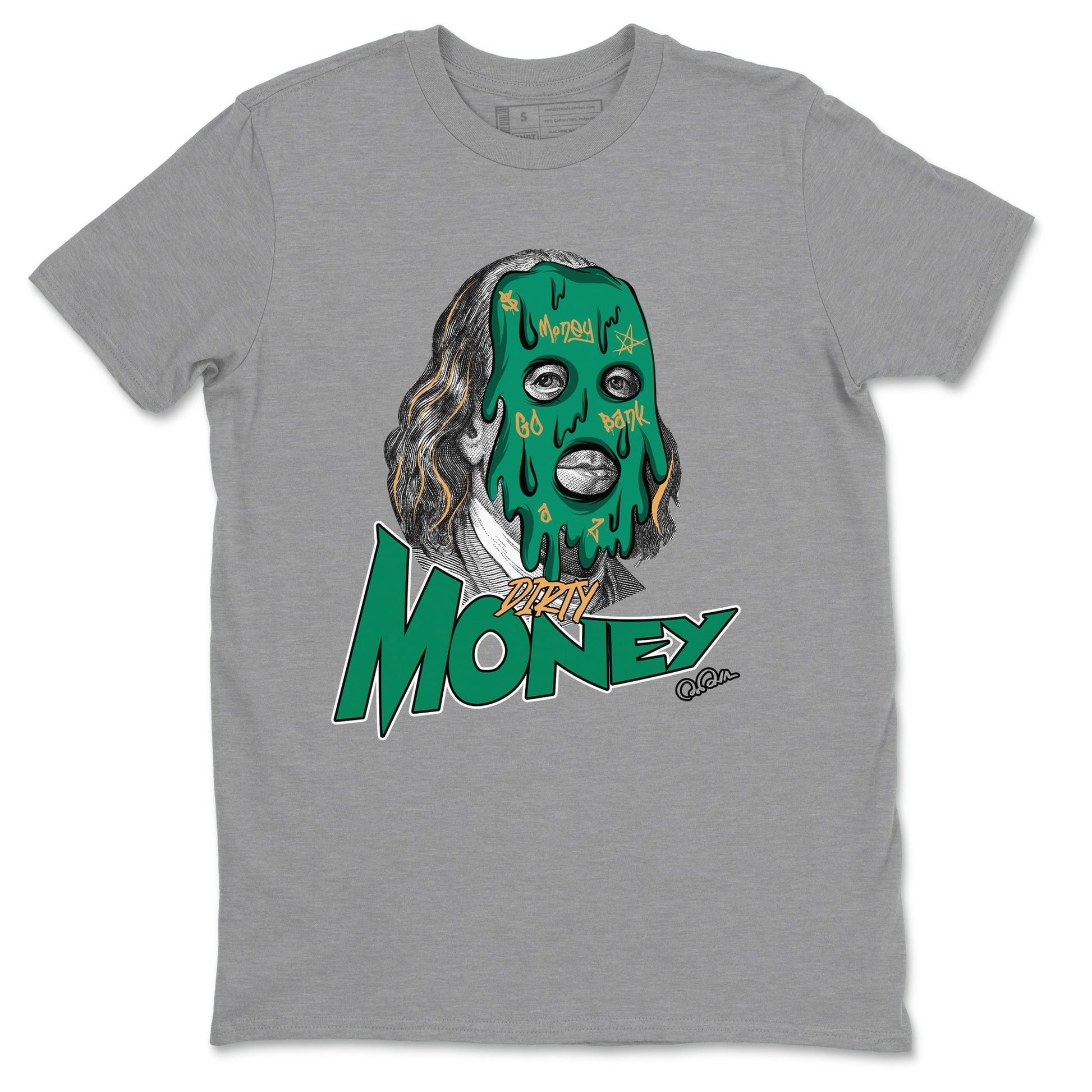 Dirty Money Sneaker Tee - Samba Collegiate Green Gum