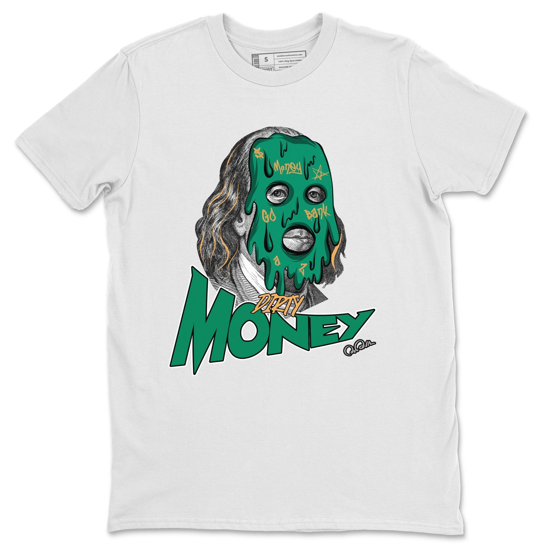 Dirty Money Sneaker Tee - Samba Collegiate Green Gum