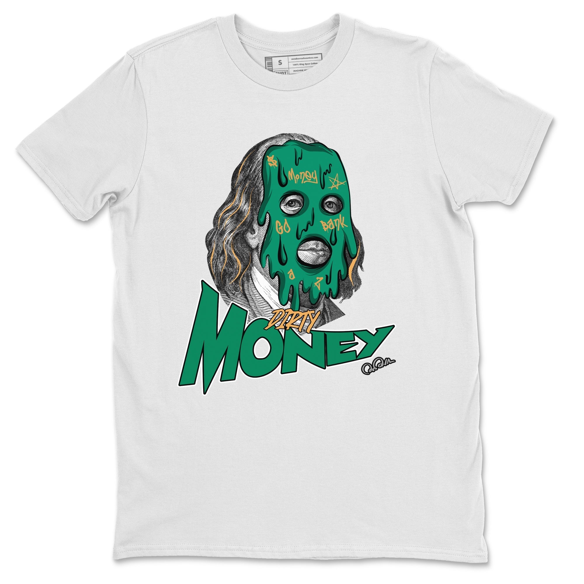 Dirty Money Sneaker Tee - Samba Collegiate Green Gum