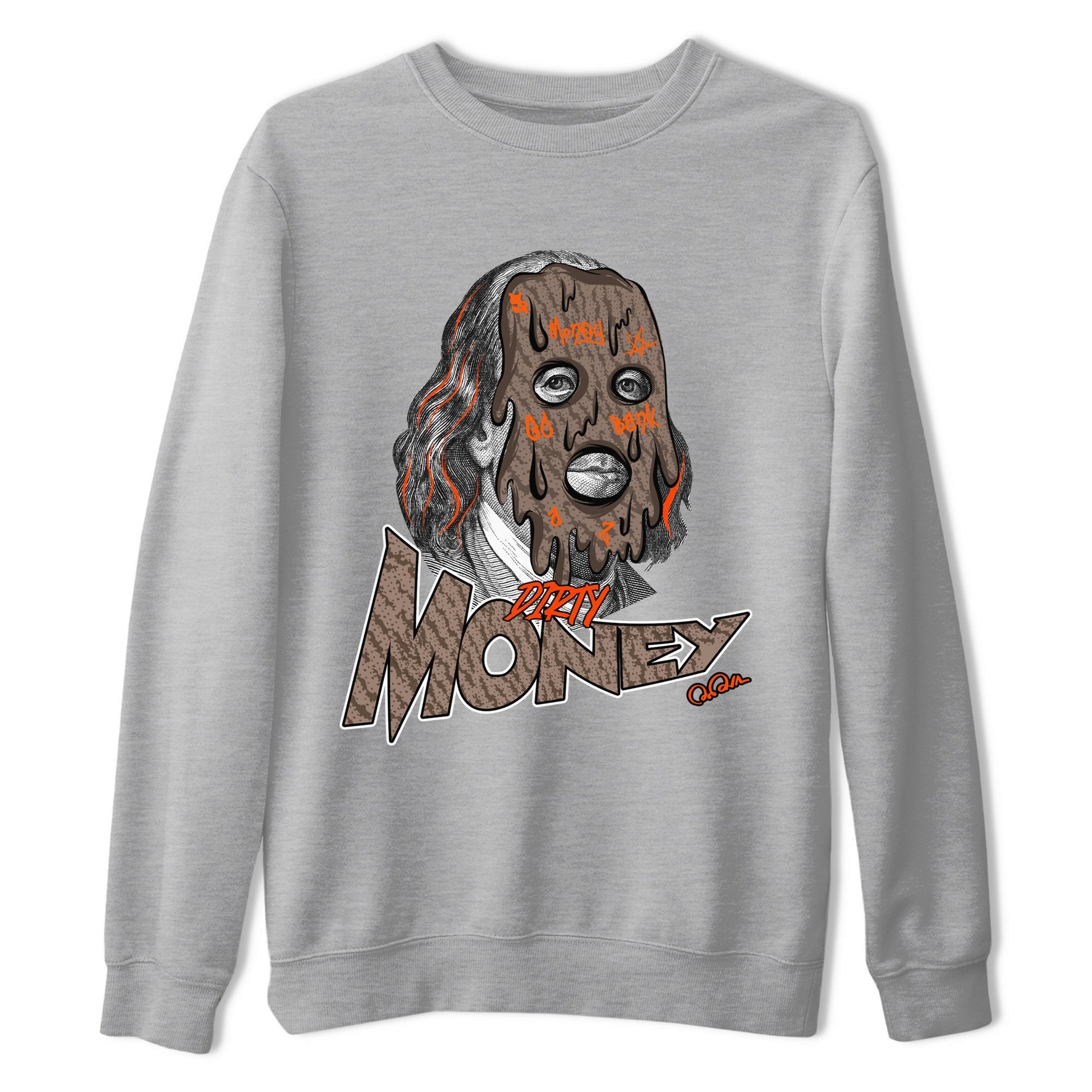 Dirty Money Sneaker Tee - Yeezy 350 Carbon Beluga